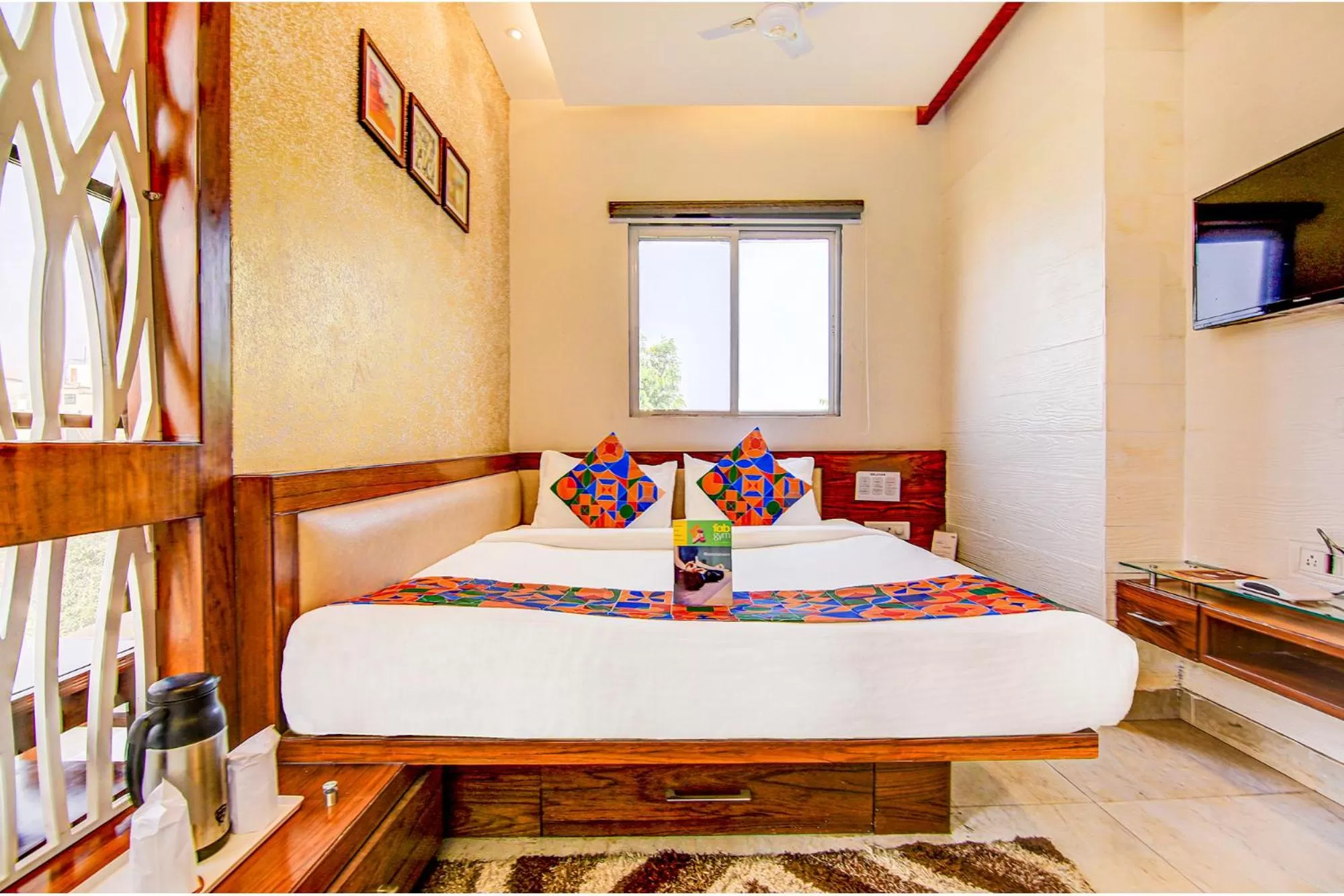 Bedroom in FabHotel The Khushi Regent