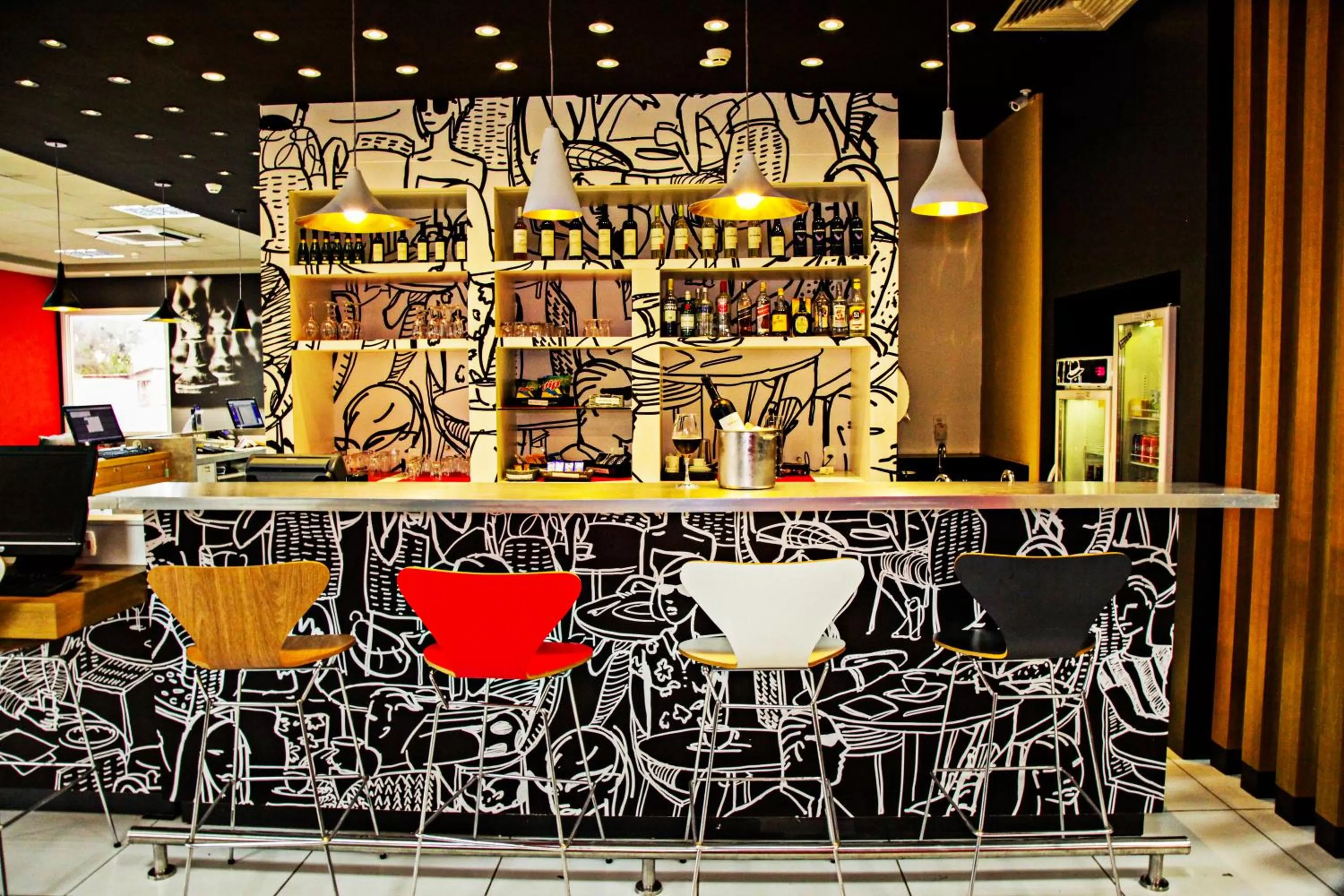 Lounge or bar in Ibis Bacabal