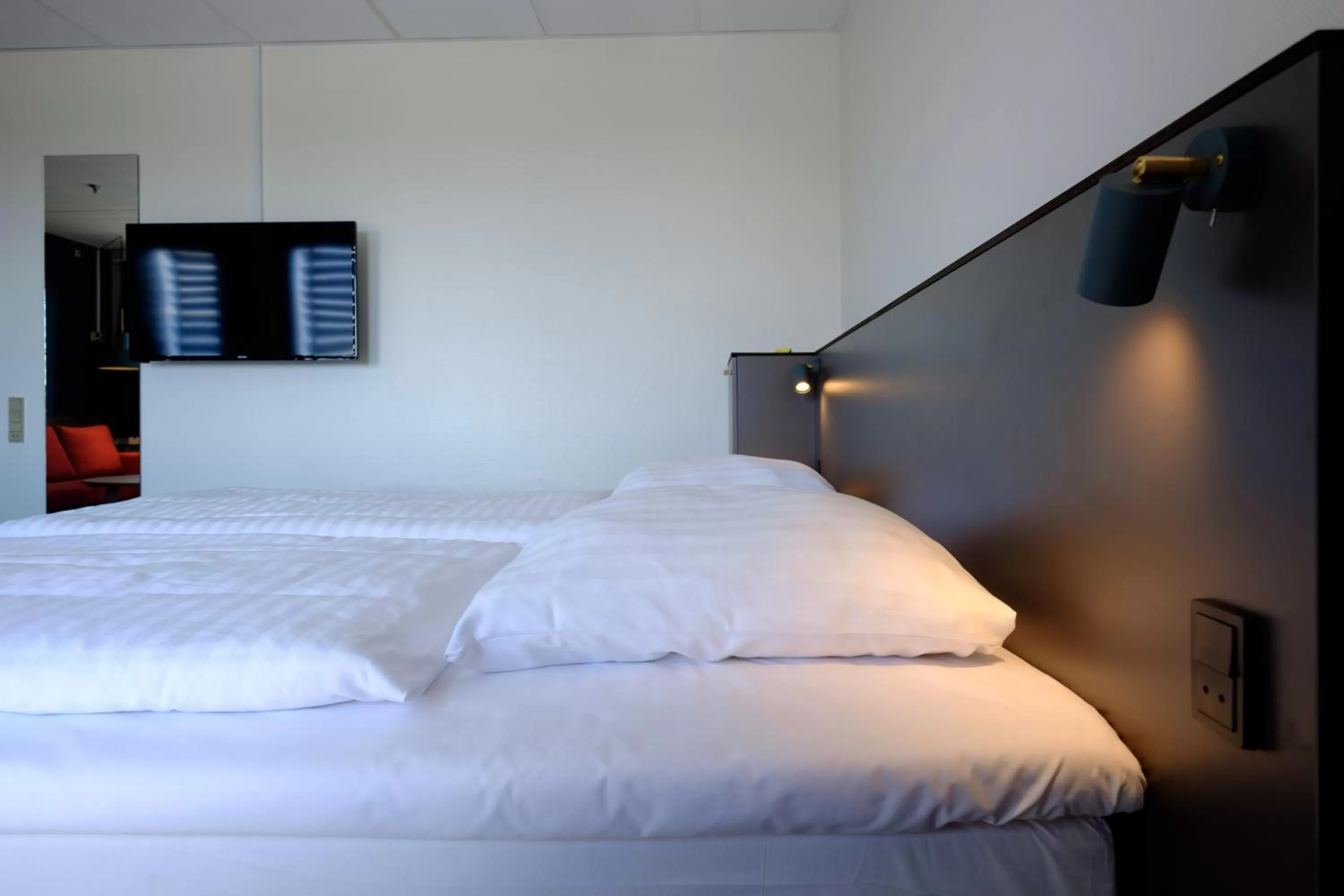 Bed in Zleep Hotel Ishøj