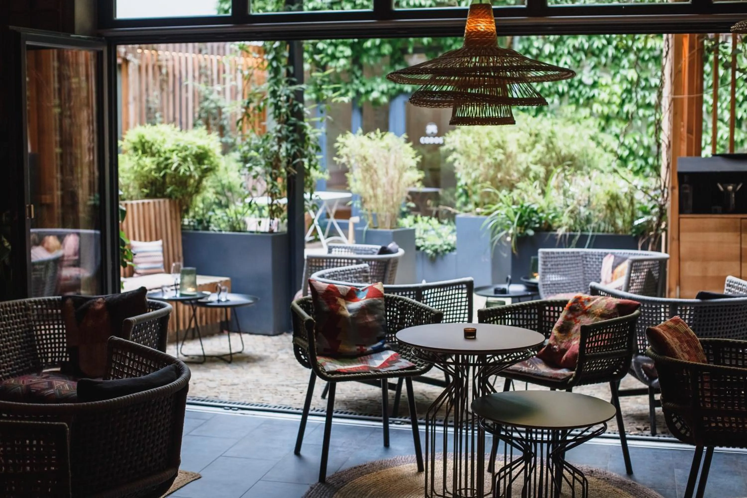 Patio in The Circus Hotel