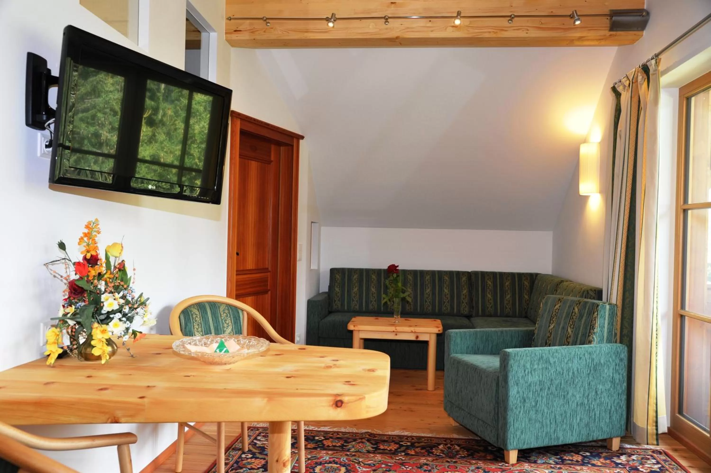 Living room, Seating Area in Hotel Häuserl im Wald