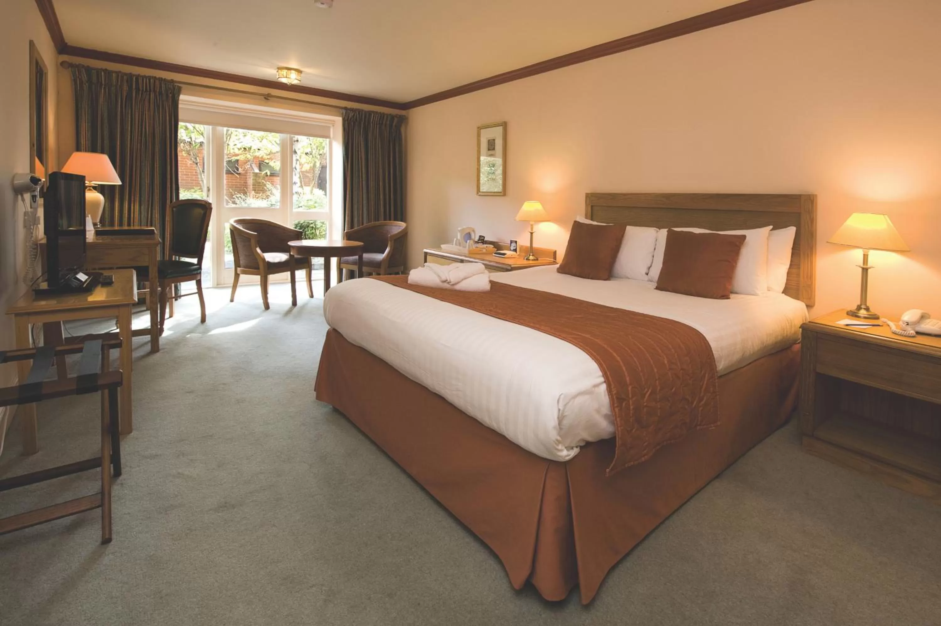 Photo of the whole room, Bed in Knights Hill Hotel & Spa