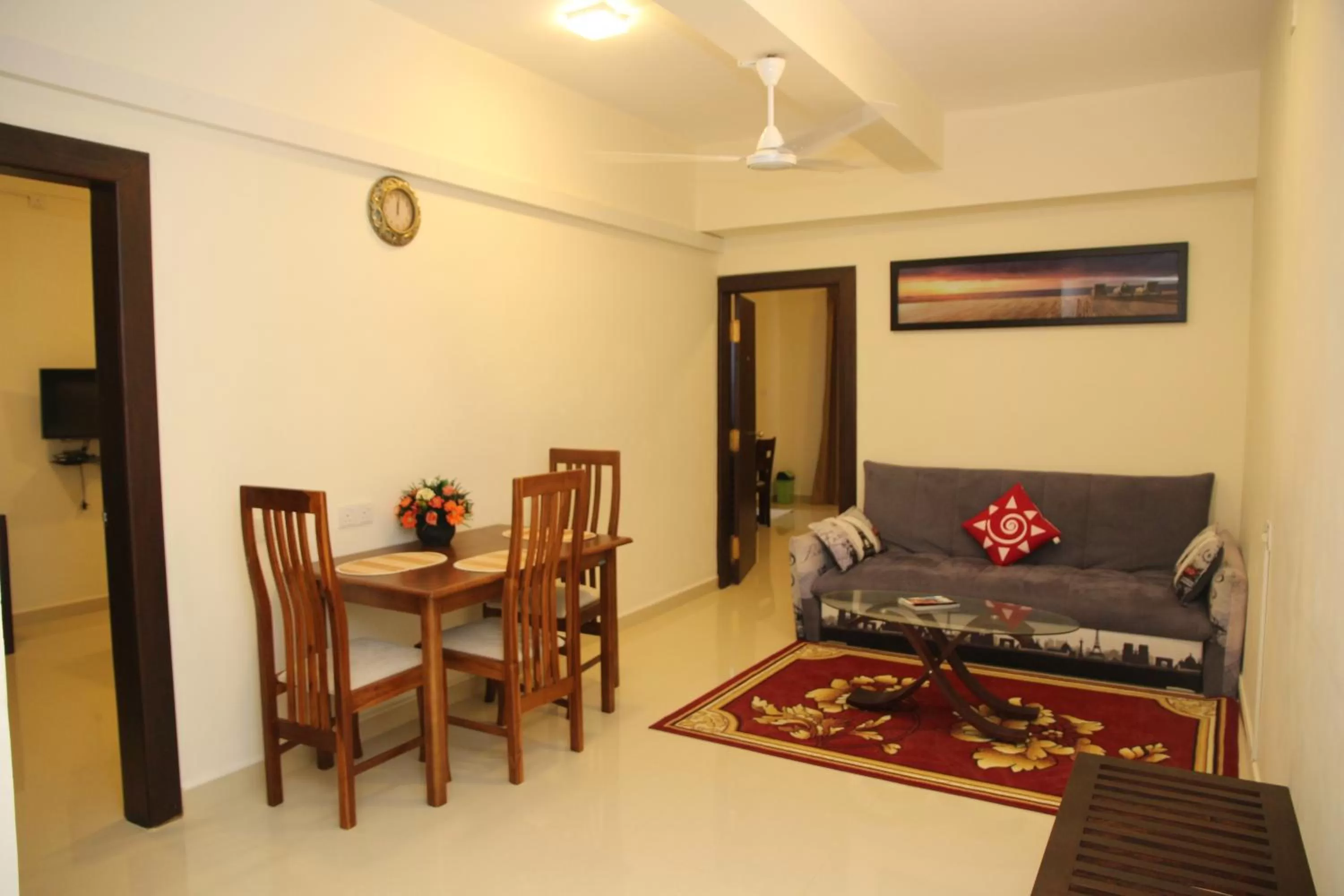 Living room, Dining Area in Hotel Nelly Marine