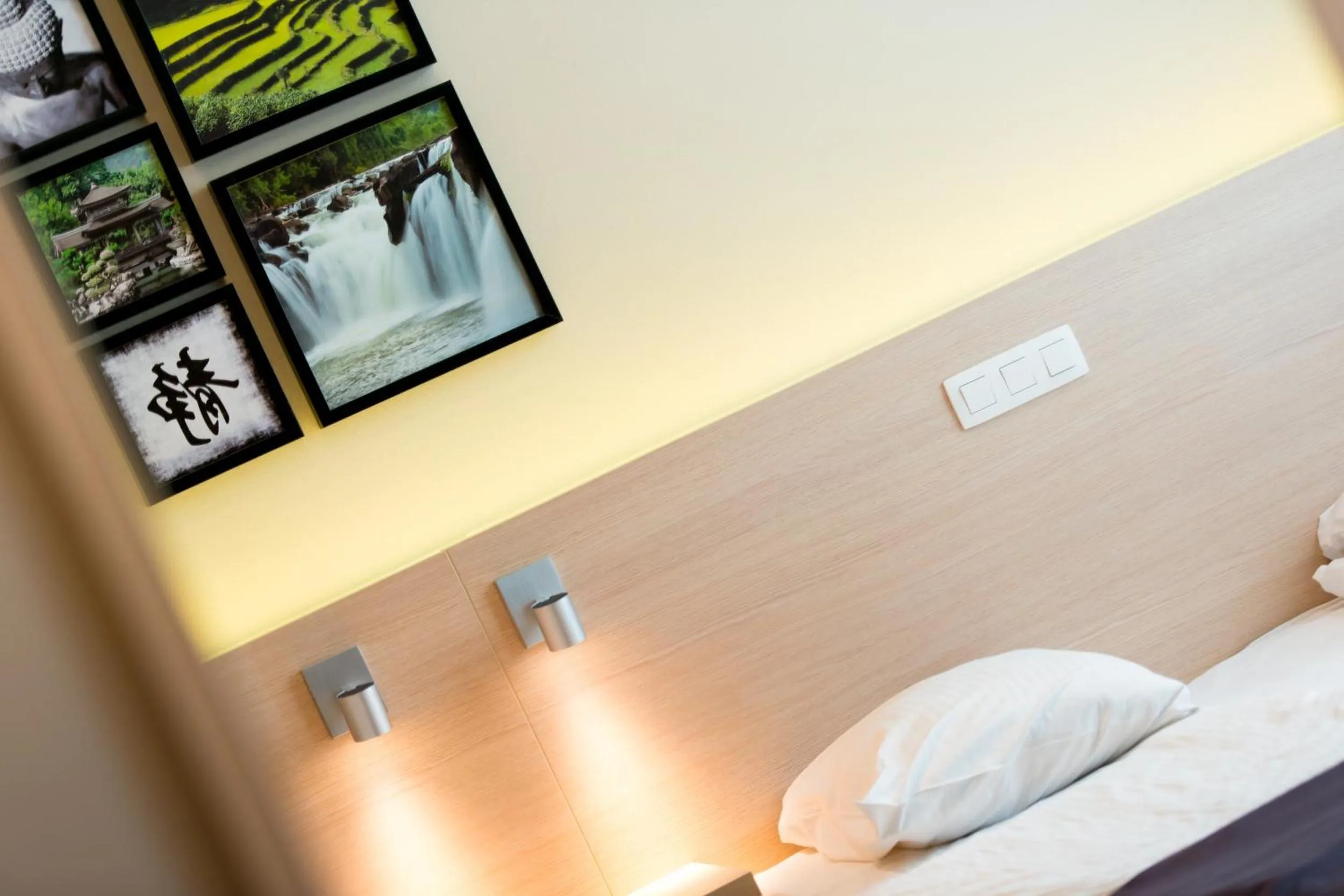 Bed in Univers Hotel Liege-Guillemins