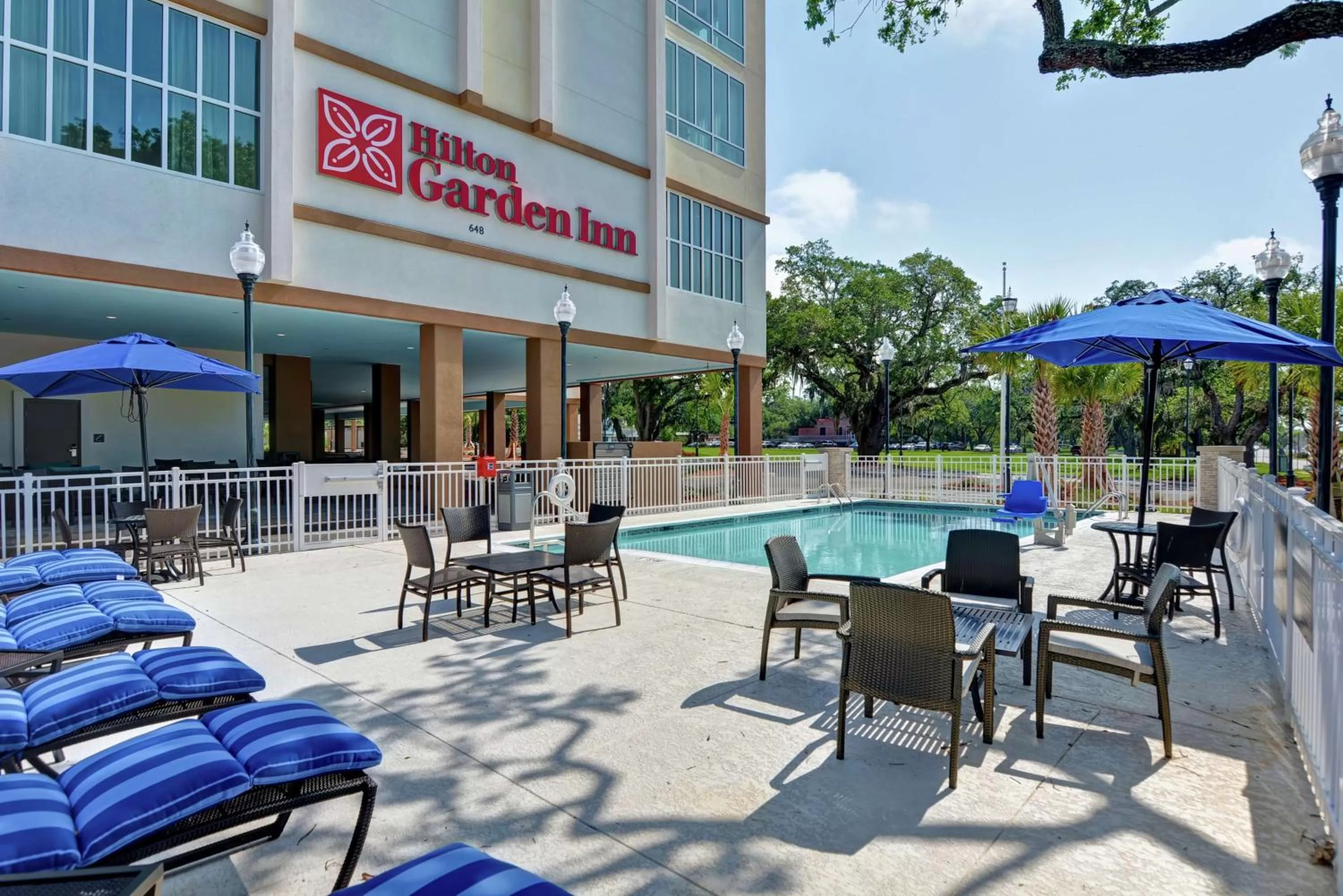 Patio in Hilton Garden Inn Biloxi