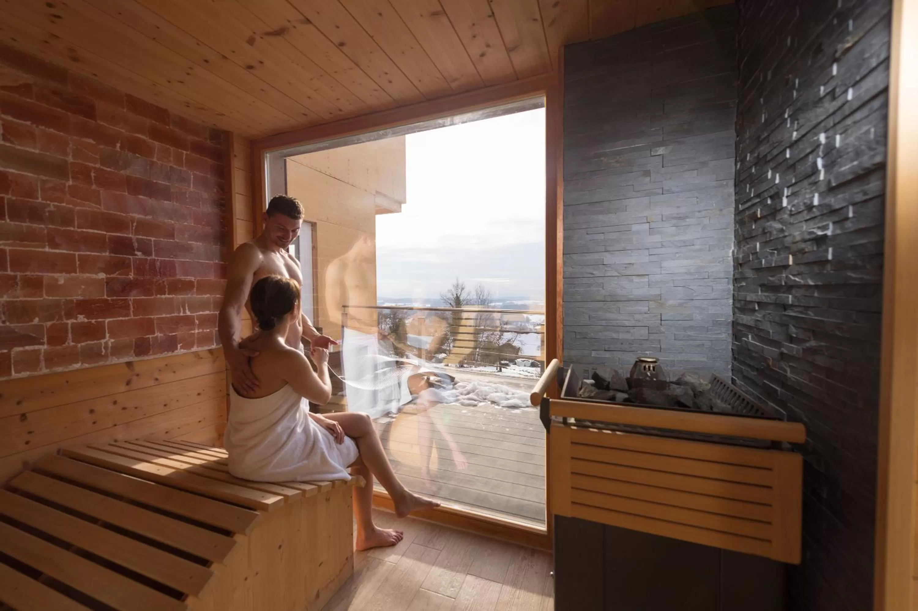 Steam room in Thula Wellnesshotel Bayerischer Wald