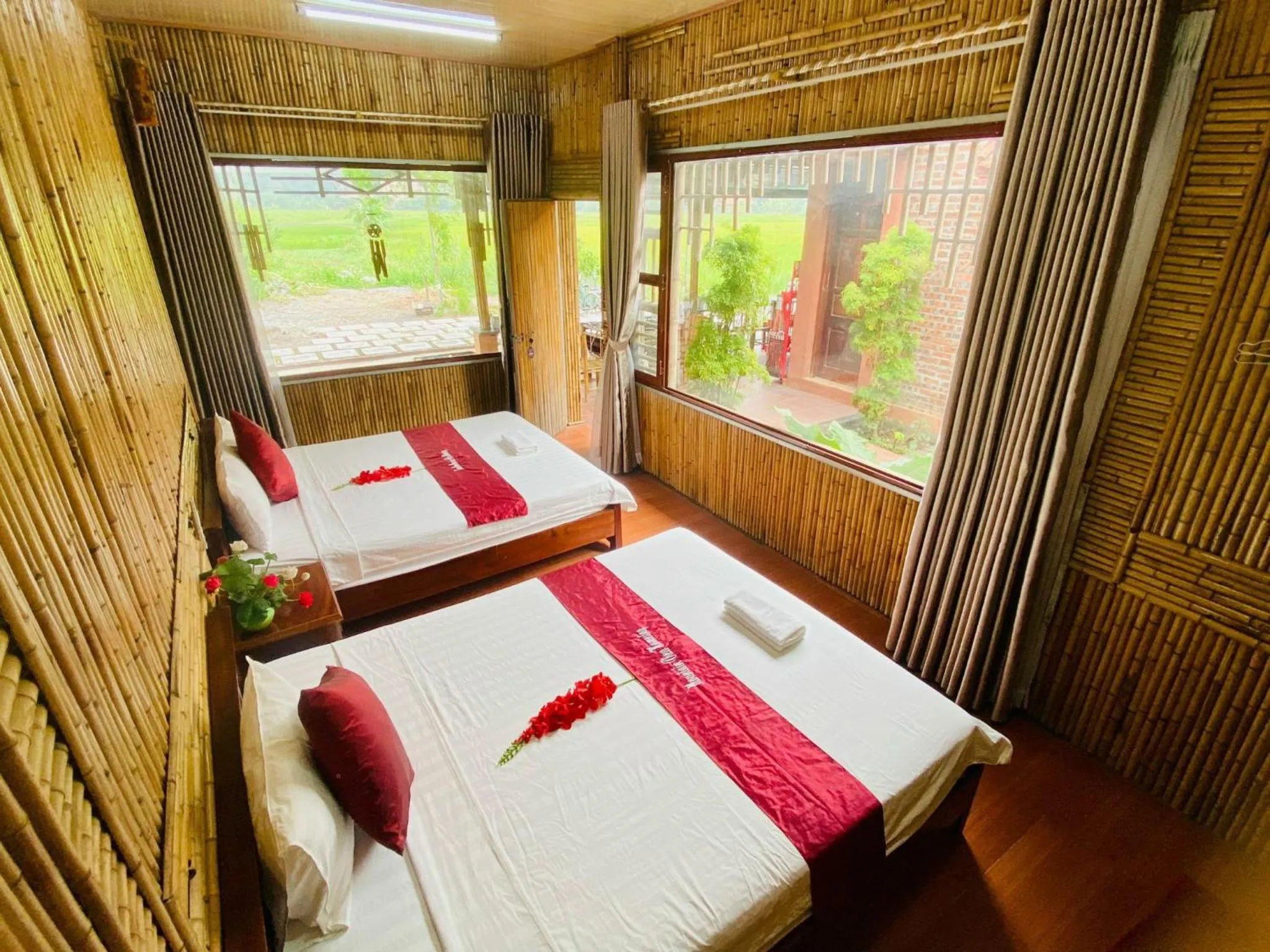 Bed in Tam Coc Mountain View Homestay