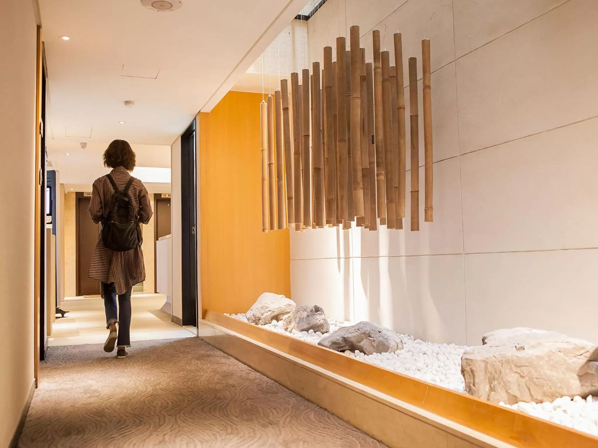 Decorative detail in Royal Inn Taipei Nanxi - MRT Zhongshan Station