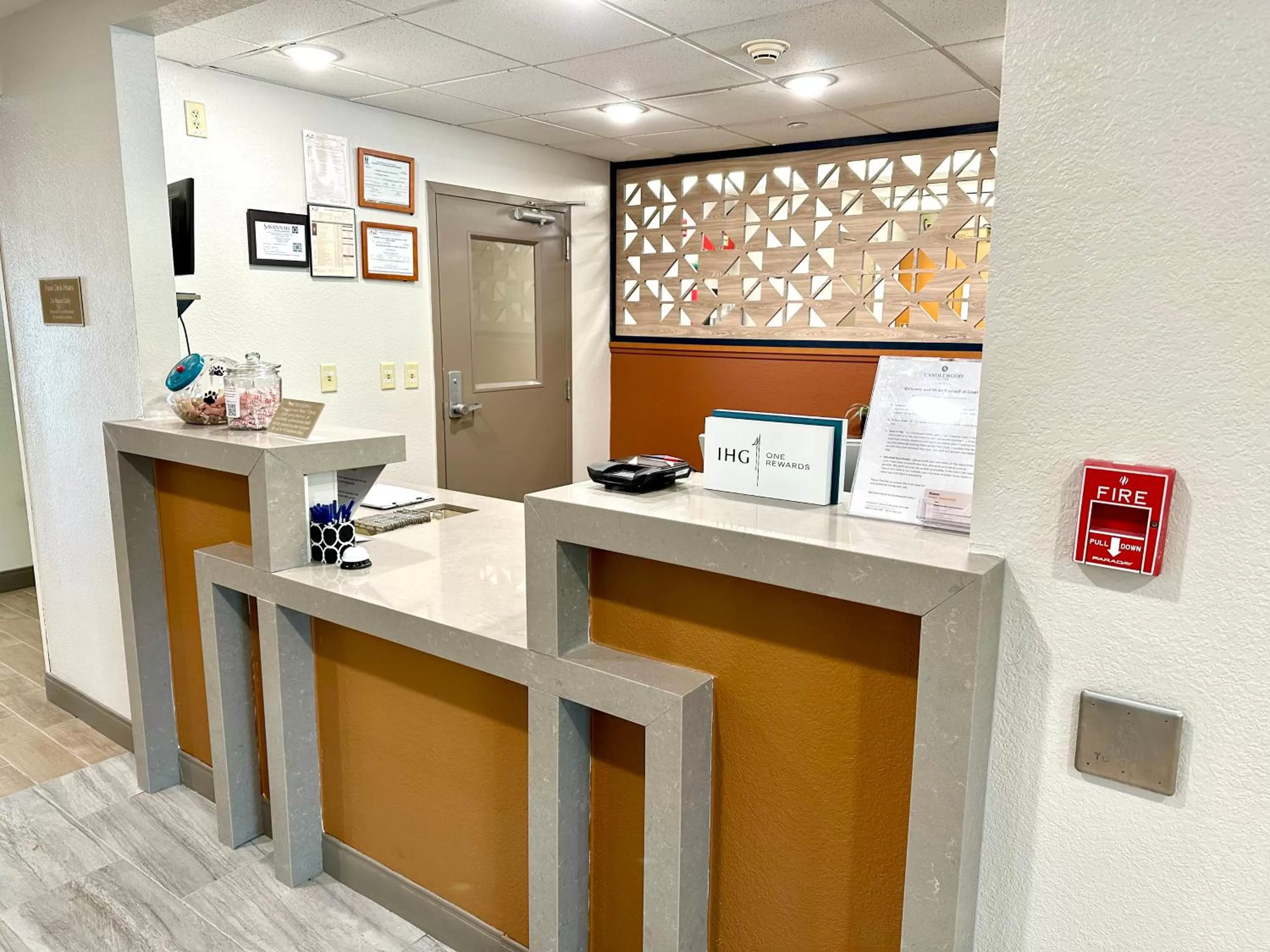 Lobby or reception in Candlewood Suites Savannah Airport by IHG