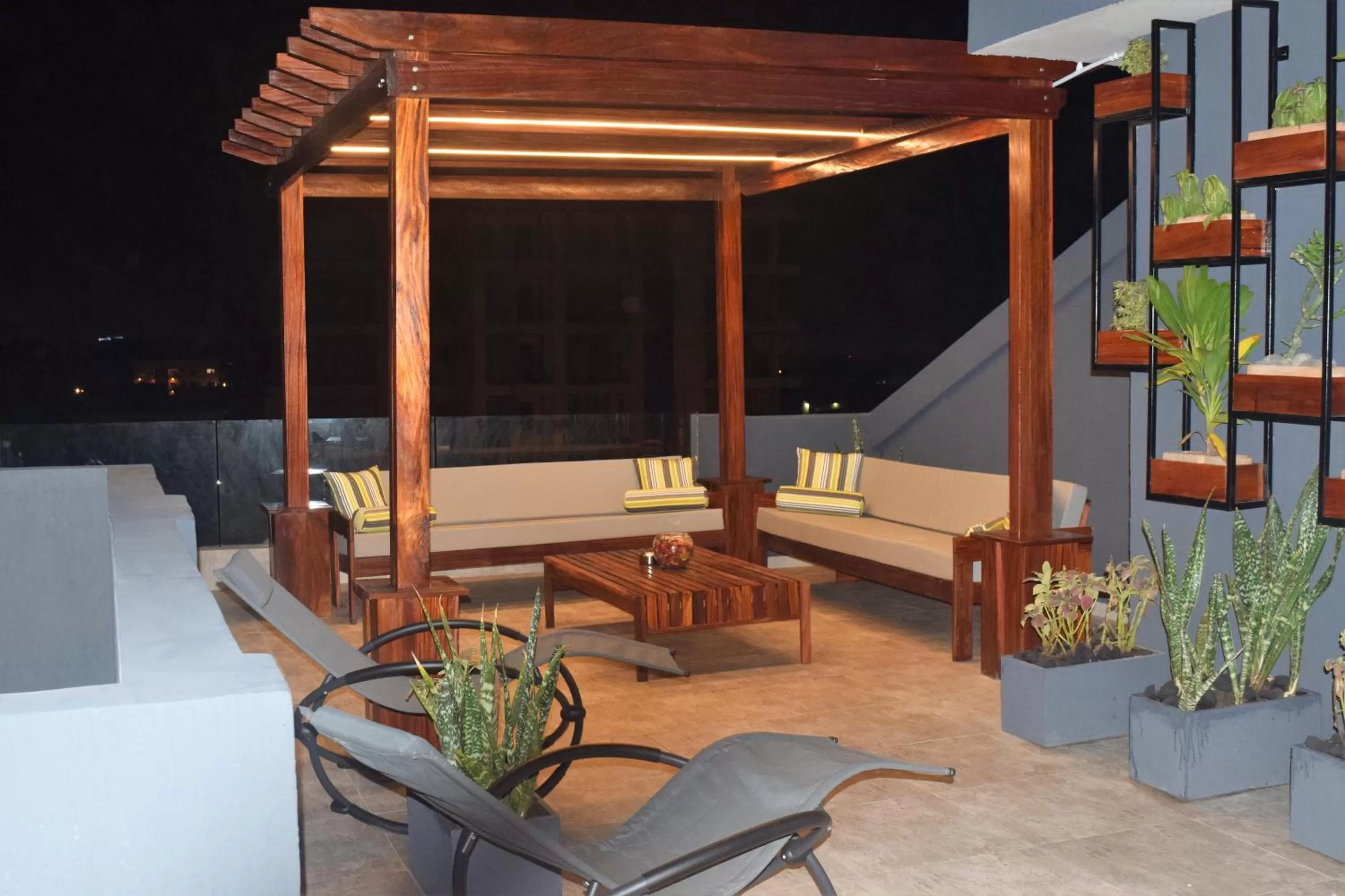 Patio in Montecito Apartments