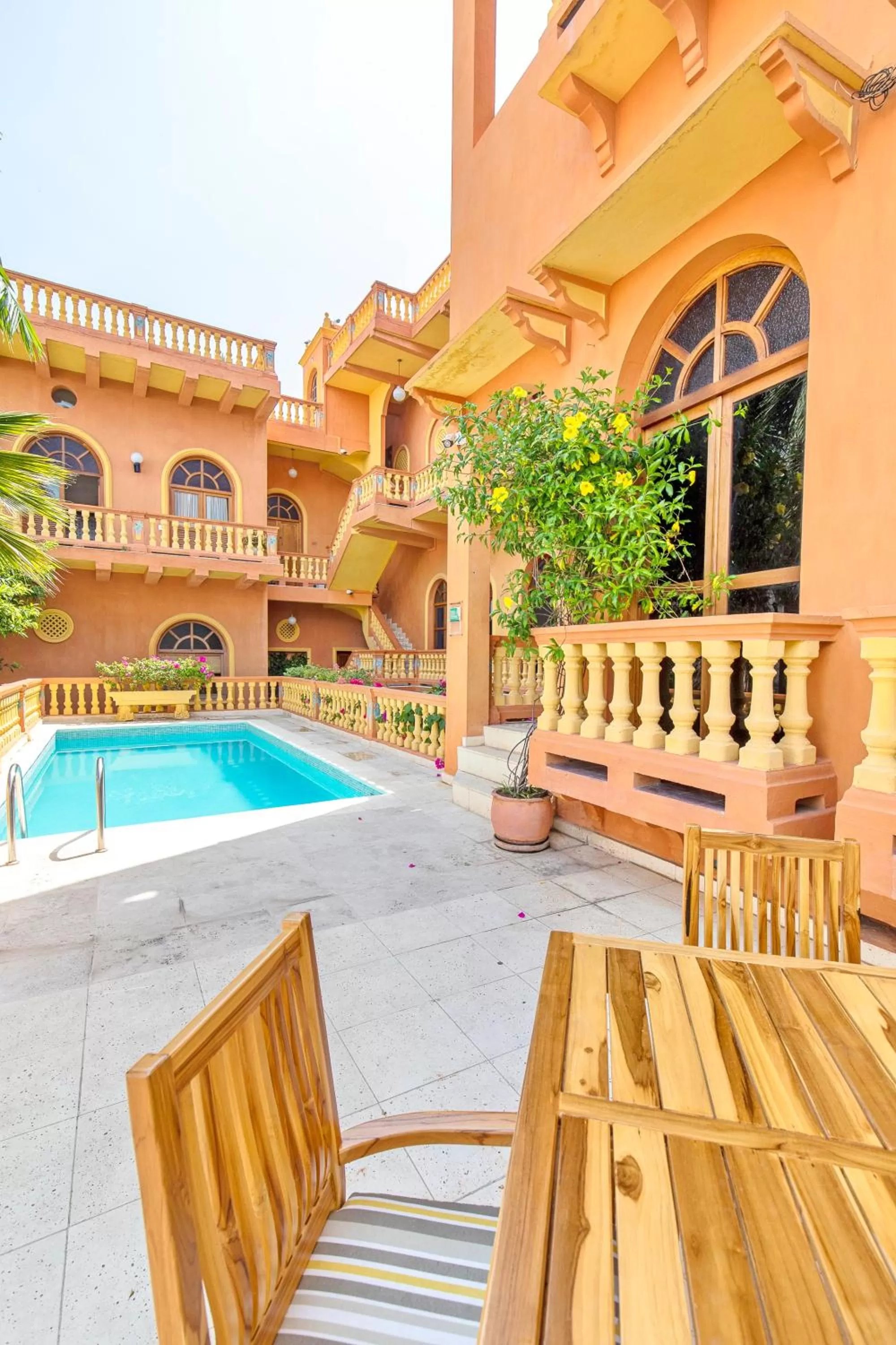 Pool view in Casa Morales Getsemaní