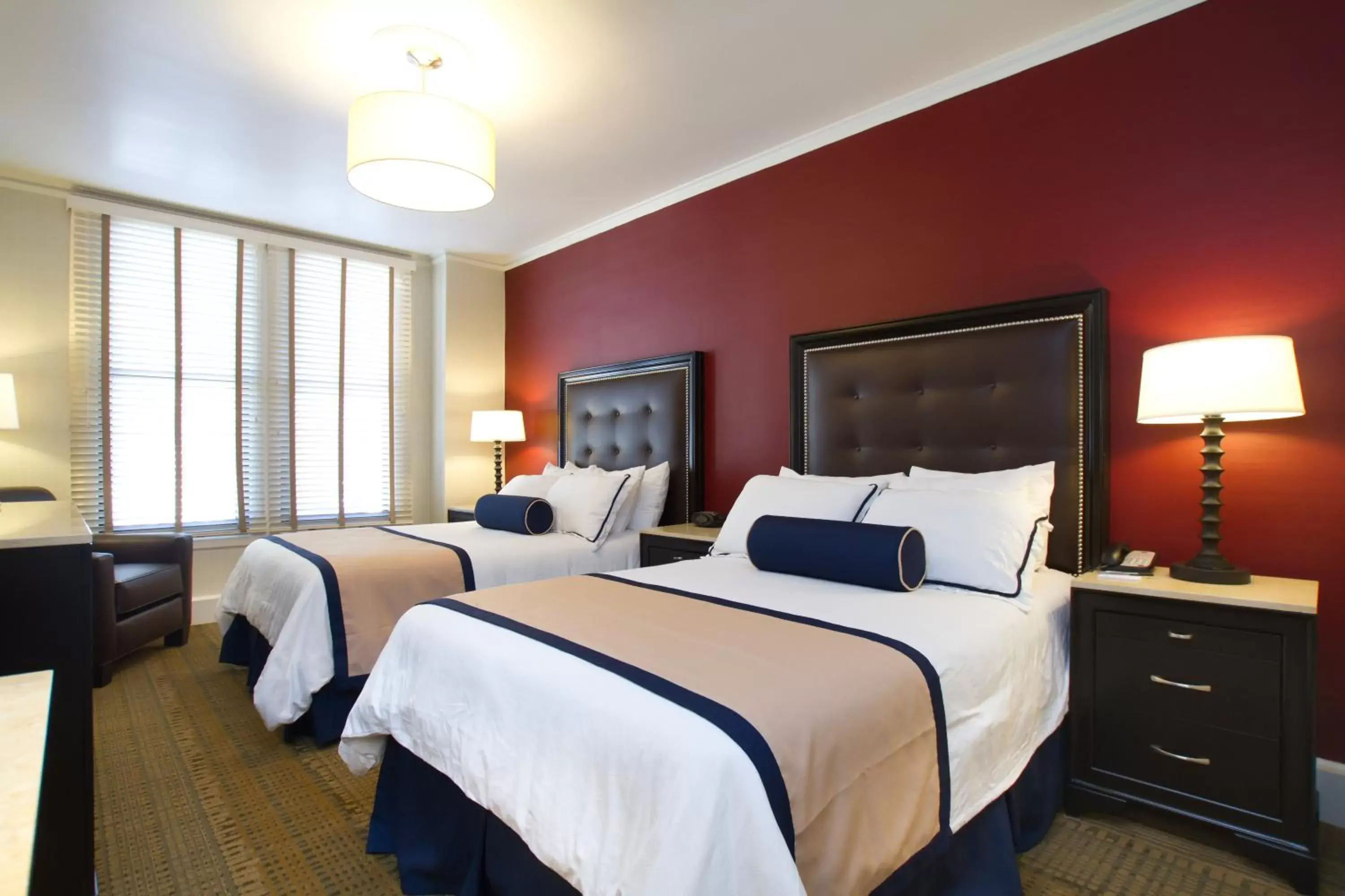 Double Room with Two Double Beds in Marines' Memorial Club & Hotel Union Square Double Room with Two Double Beds in Marines' Memorial Club & Hotel Union Square