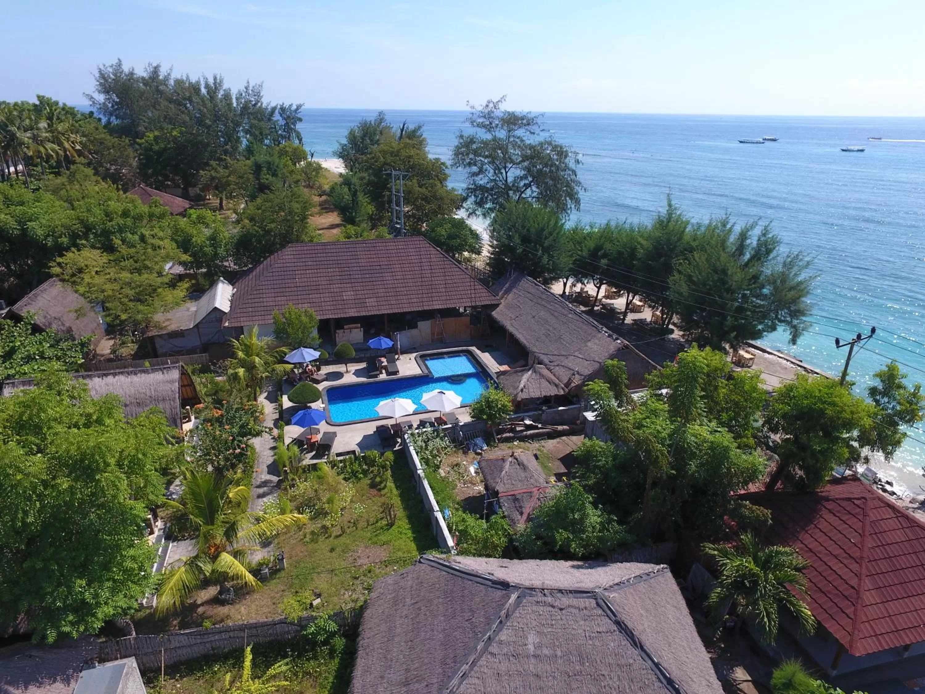 Bird's-eye View in Sandy Beach Bungalows