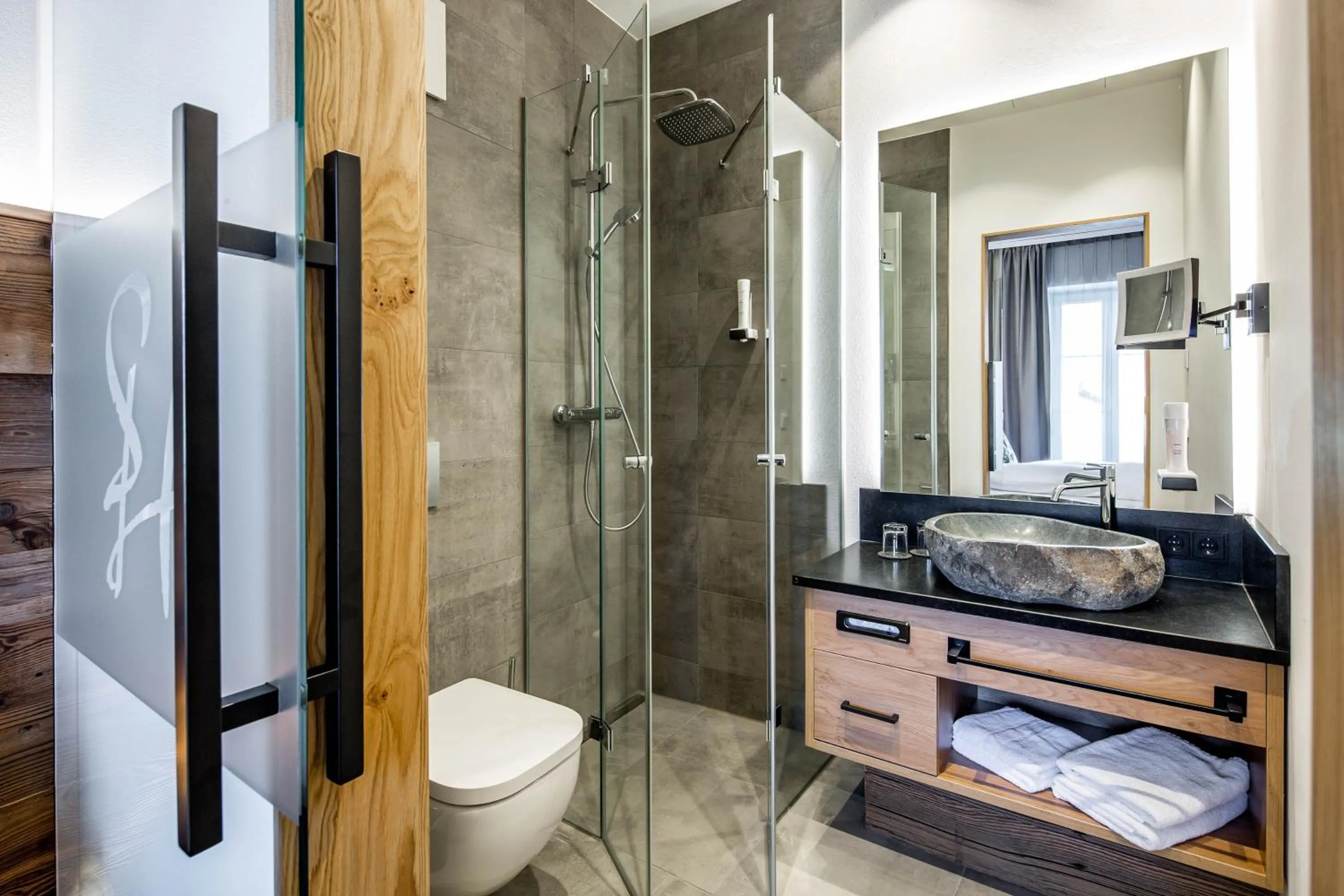 Shower in Hotel Zum Stemplinger Hansl