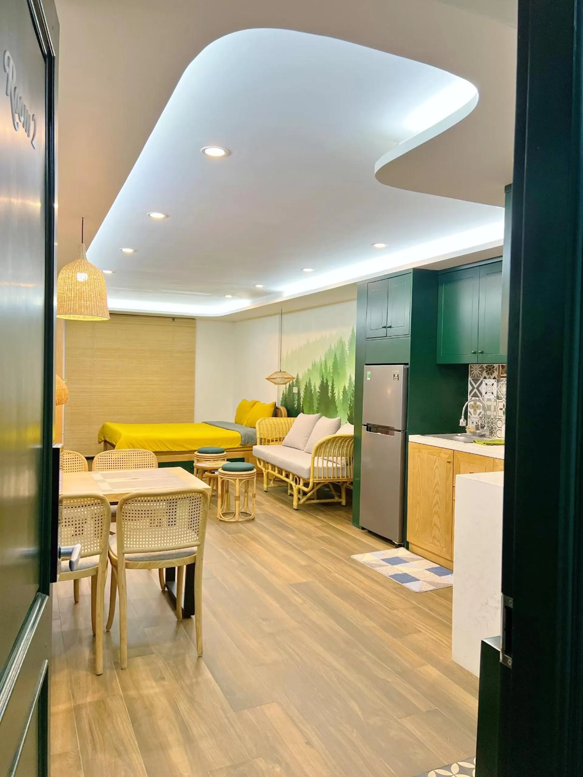 Kitchen or kitchenette in Lubi House Homestay