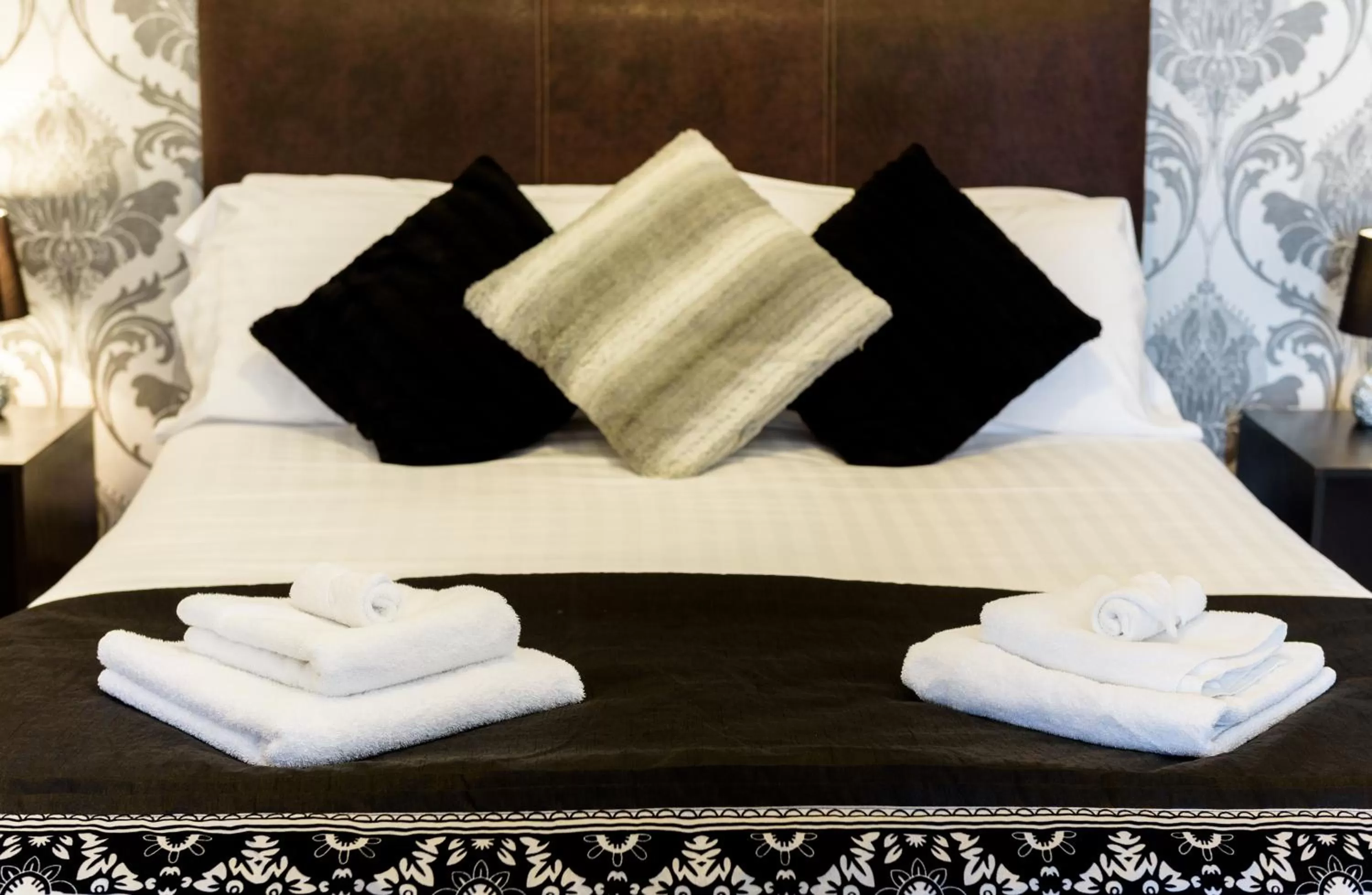 Bed in The Crown Hotel