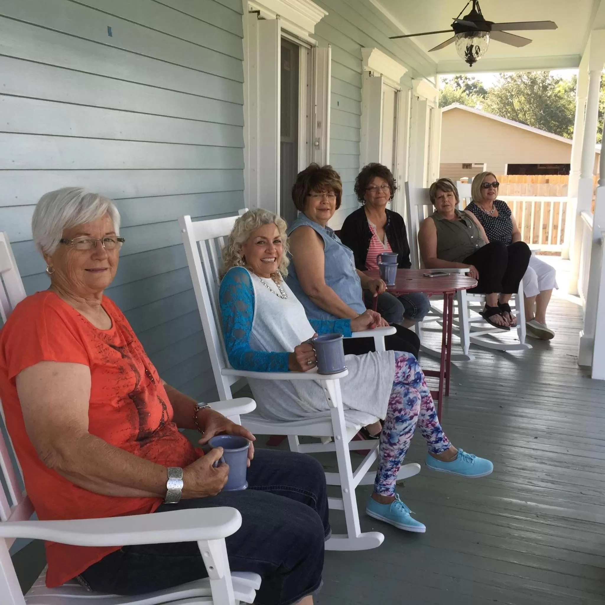 Patio in A Chateau on the Bayou Bed & Breakfast