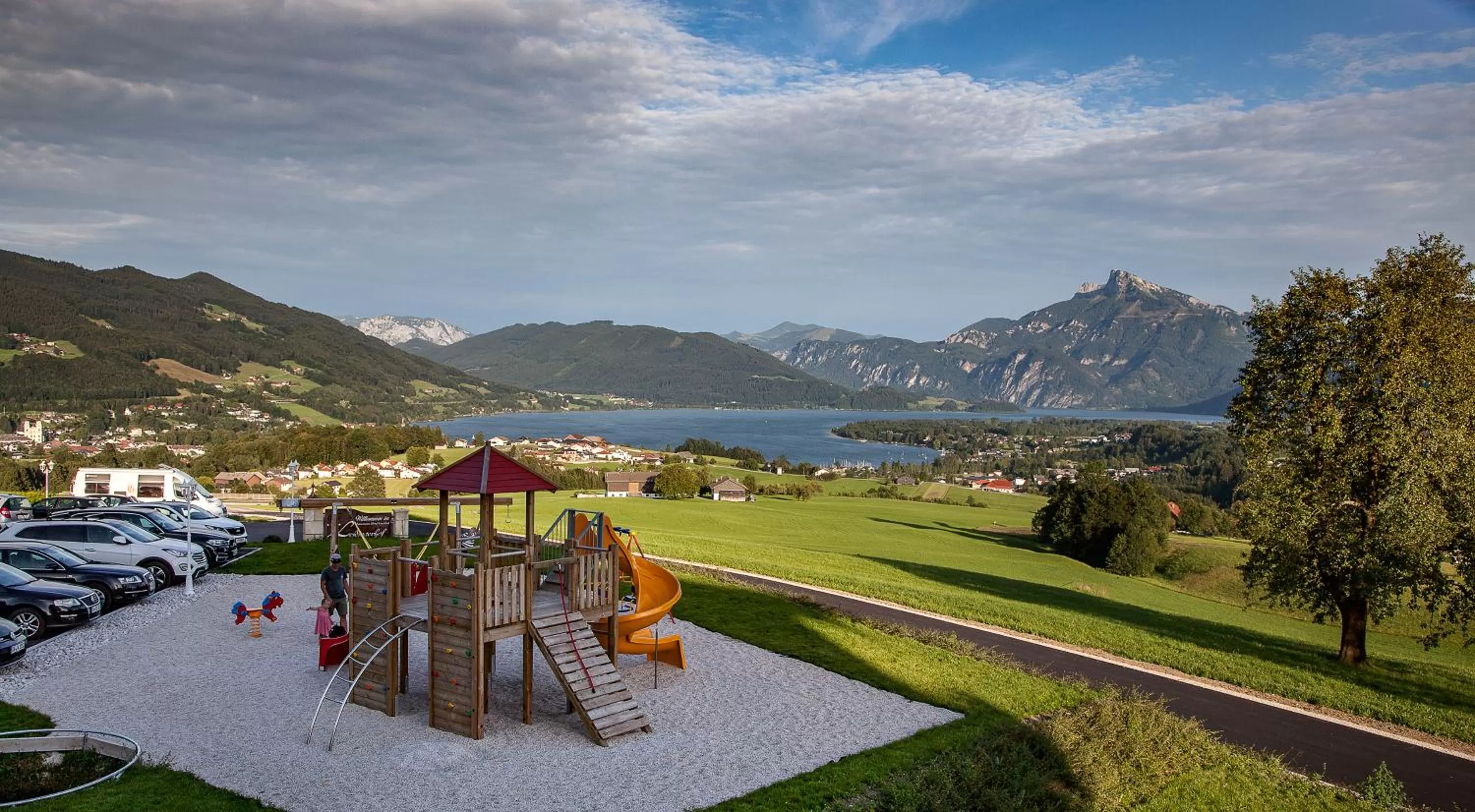 Children play ground in Panorama Hotel Gasthof Leidingerhof