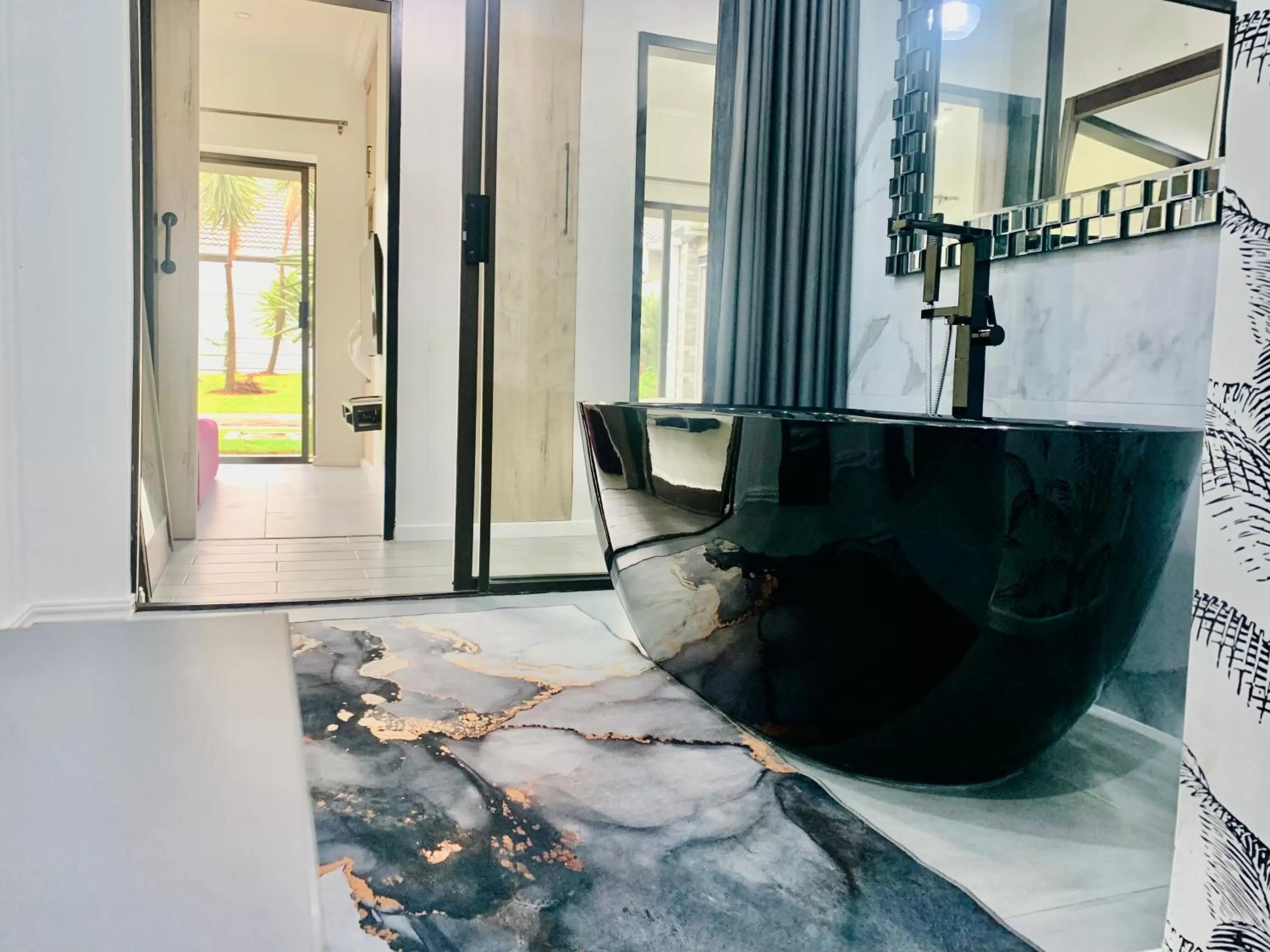 Bathroom in 24 On Basil Inventive suites