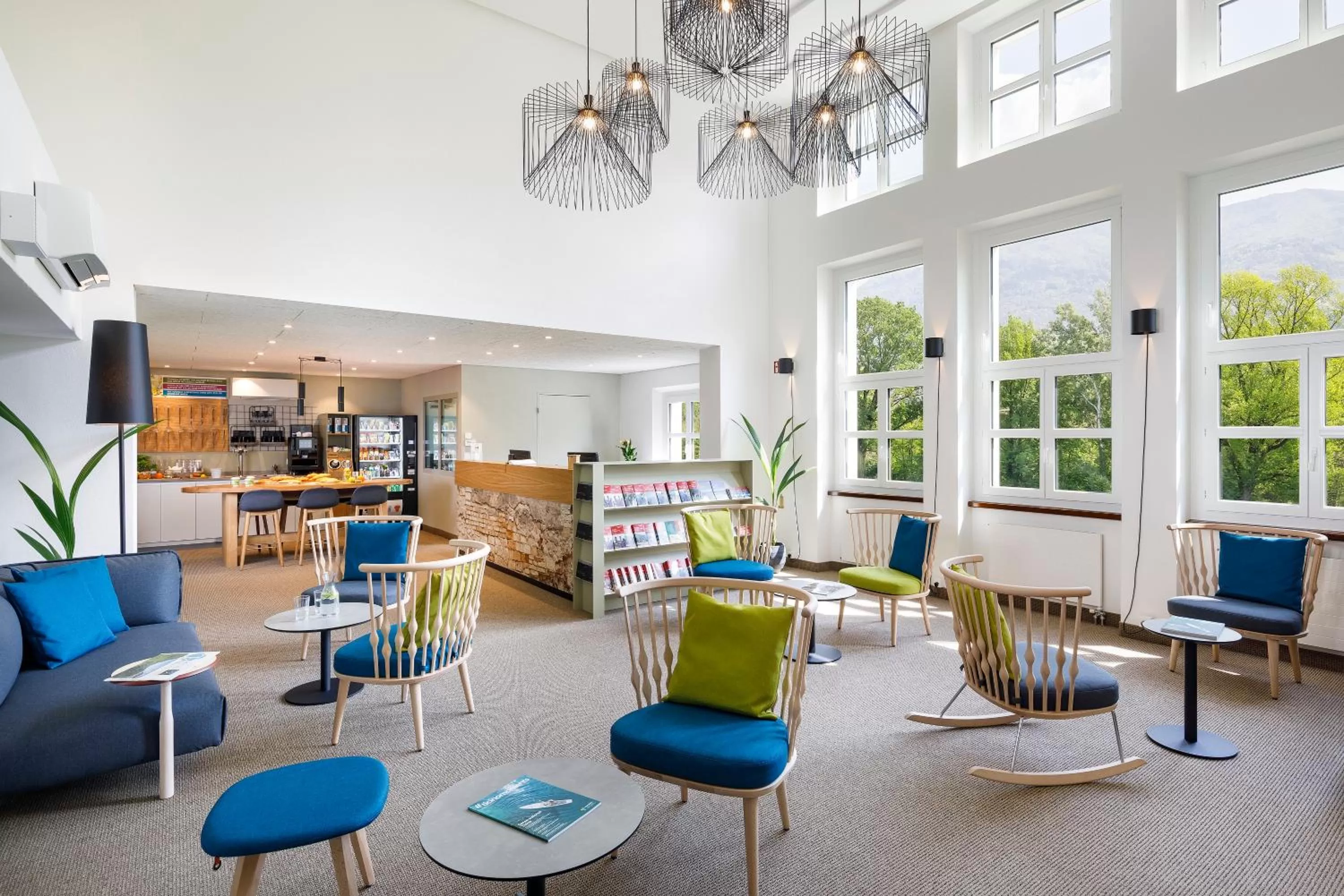 Lobby or reception in Hotel Bellinzona Sud Swiss Quality