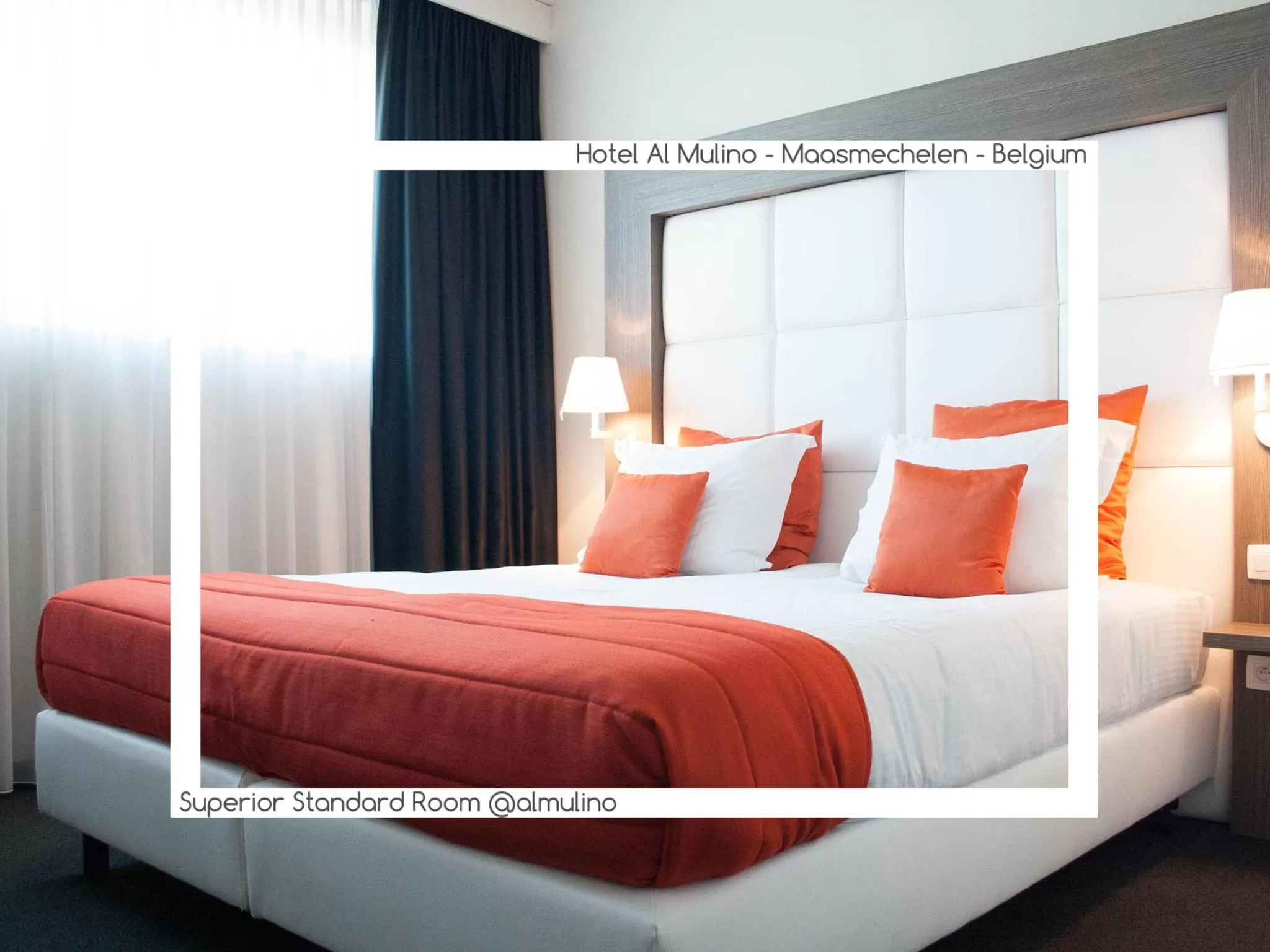 Bed in Hotel AL Mulino