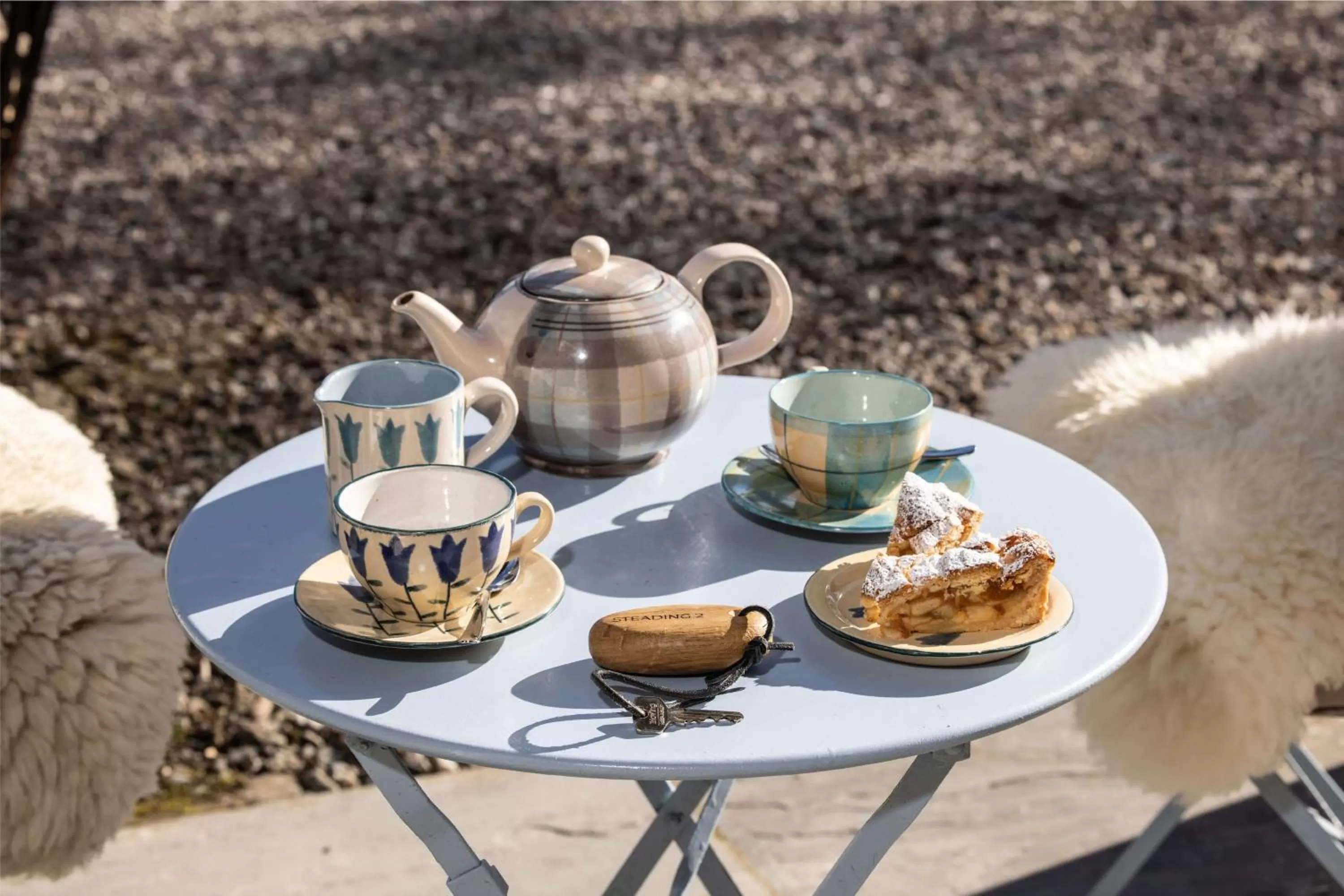 Seating area in The Steading
