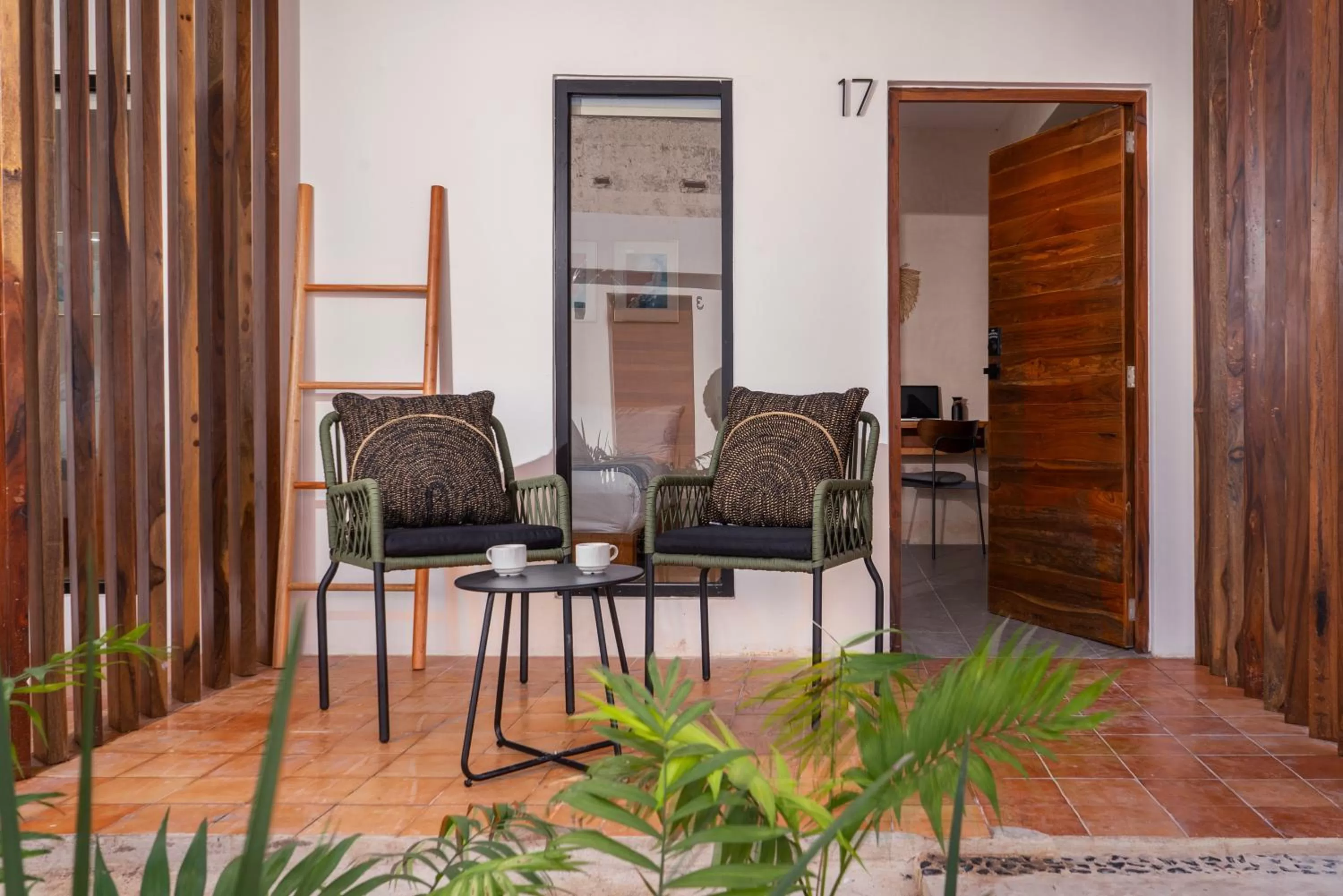 Seating area in Illa Cozumel