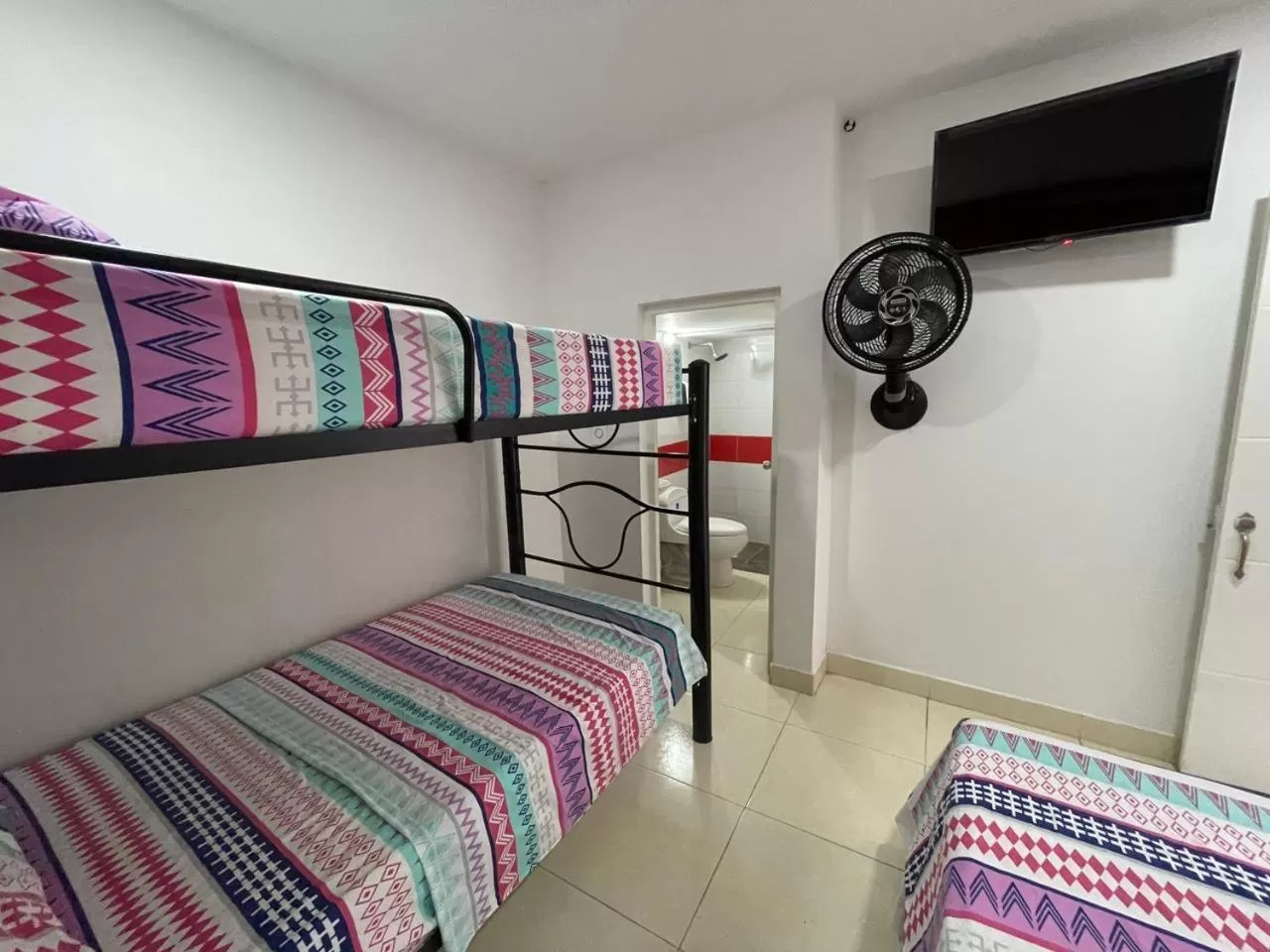 Bedroom, Bunk Bed in Lindos apartaestudios y habitaciones en Ibague
