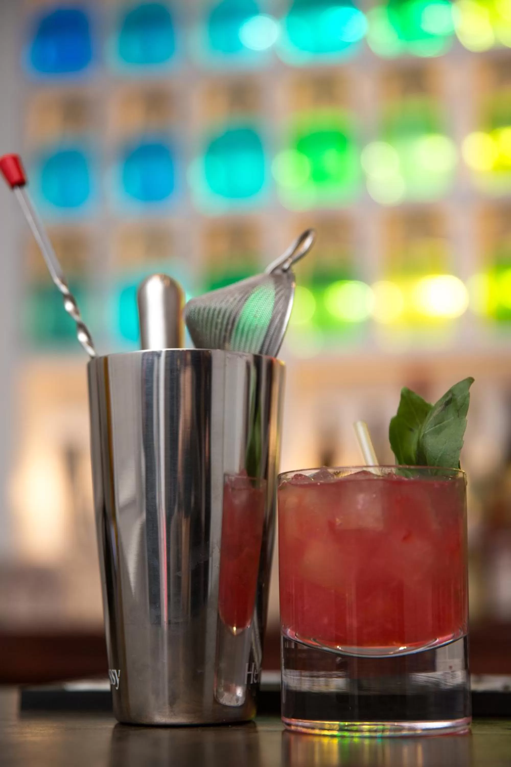 Drinks in The Exhibitionist Hotel