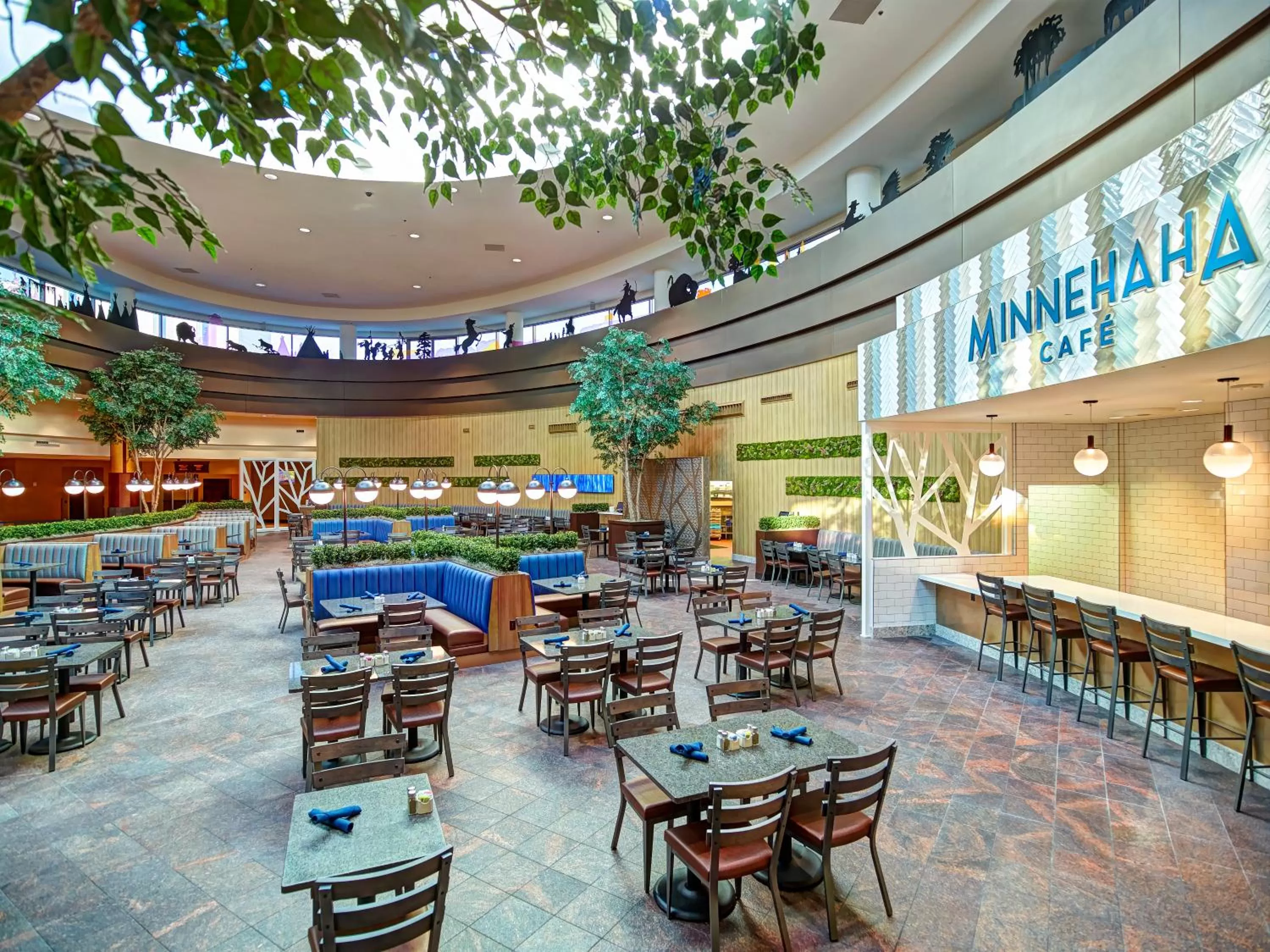 American breakfast in Mystic Lake Casino Hotel