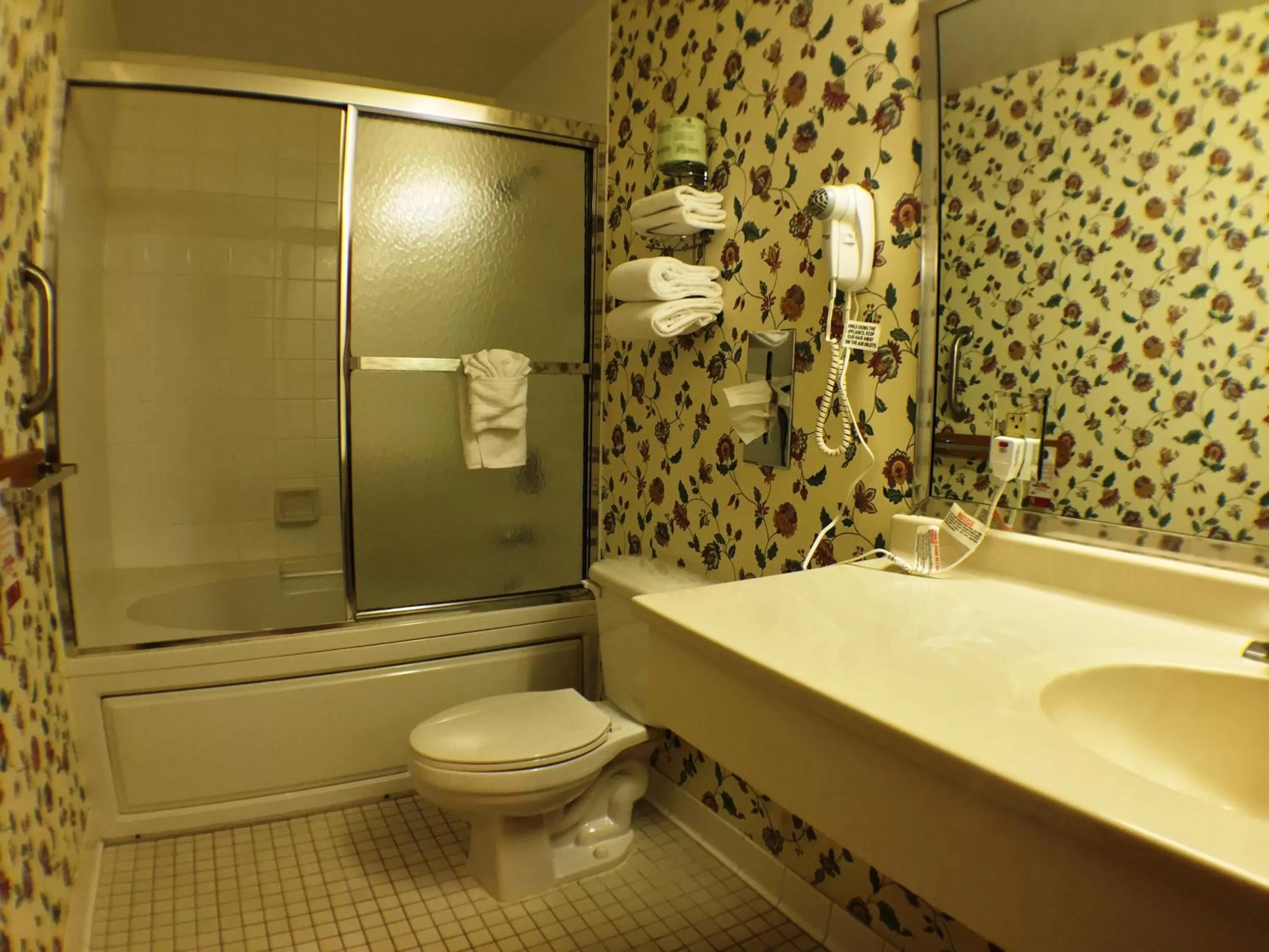 Bathroom in Super 8 by Wyndham Canandaigua