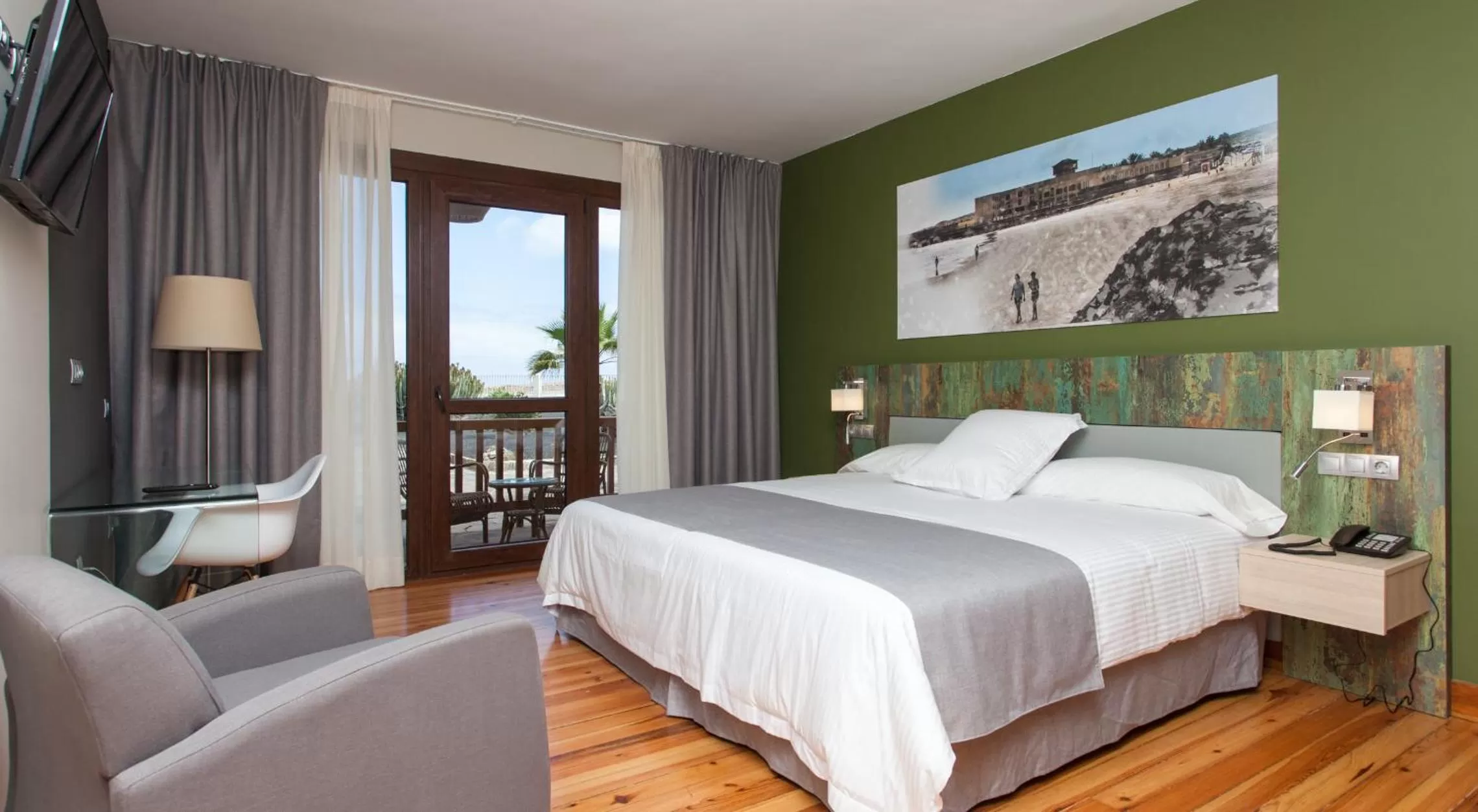 Bed in Hotel El Mirador de Fuerteventura