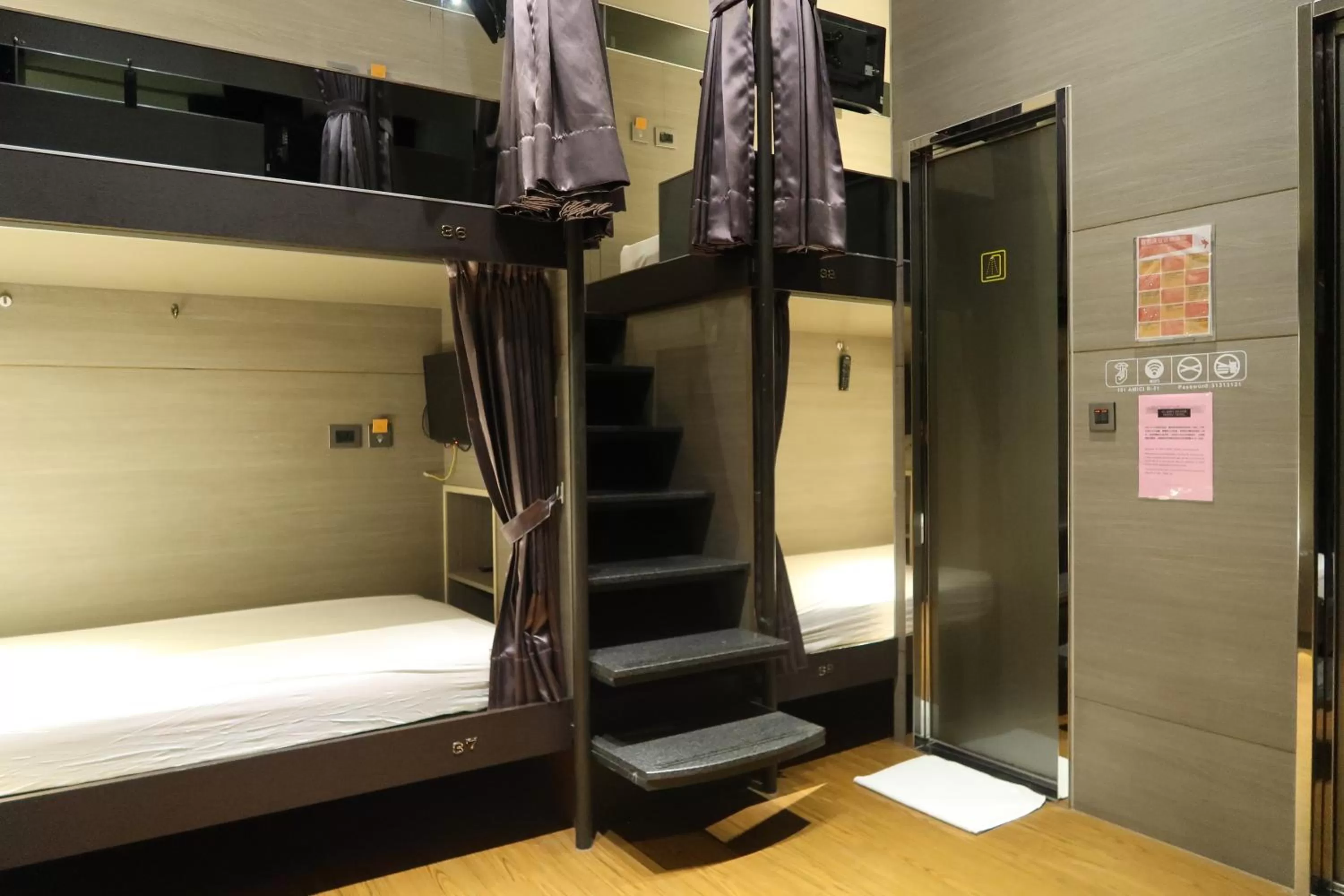 bunk bed, Bed in Amici hotel Six Star Hostel