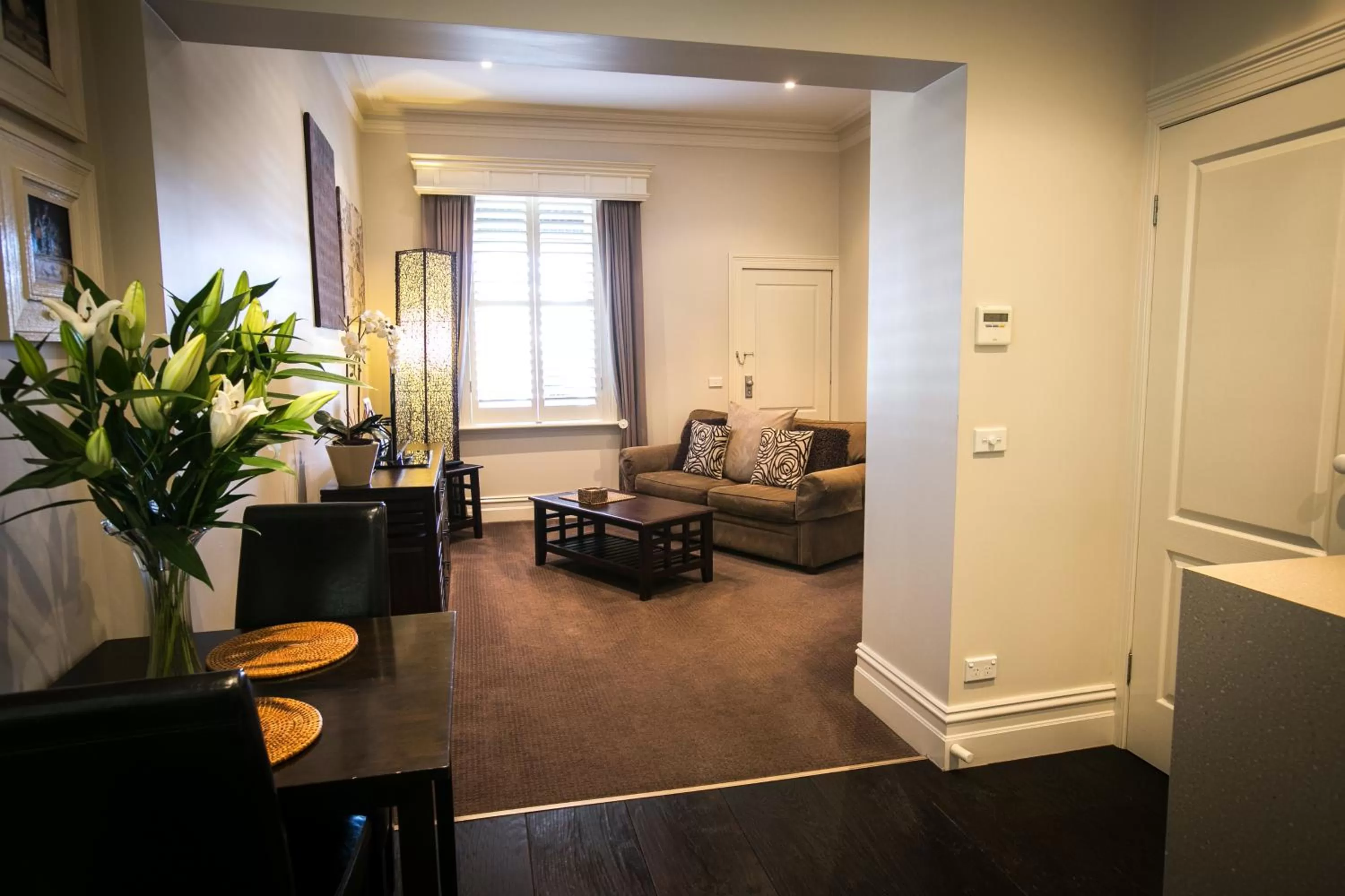 Living room in Gallery Apartments