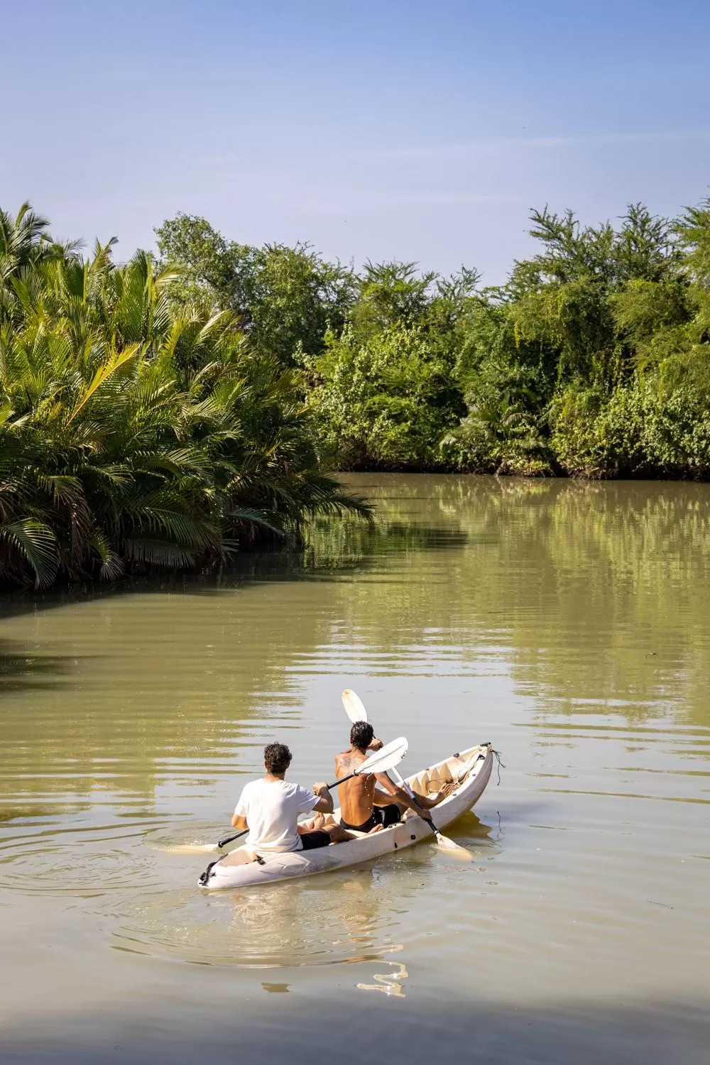 Canoeing in Kampot Cabana