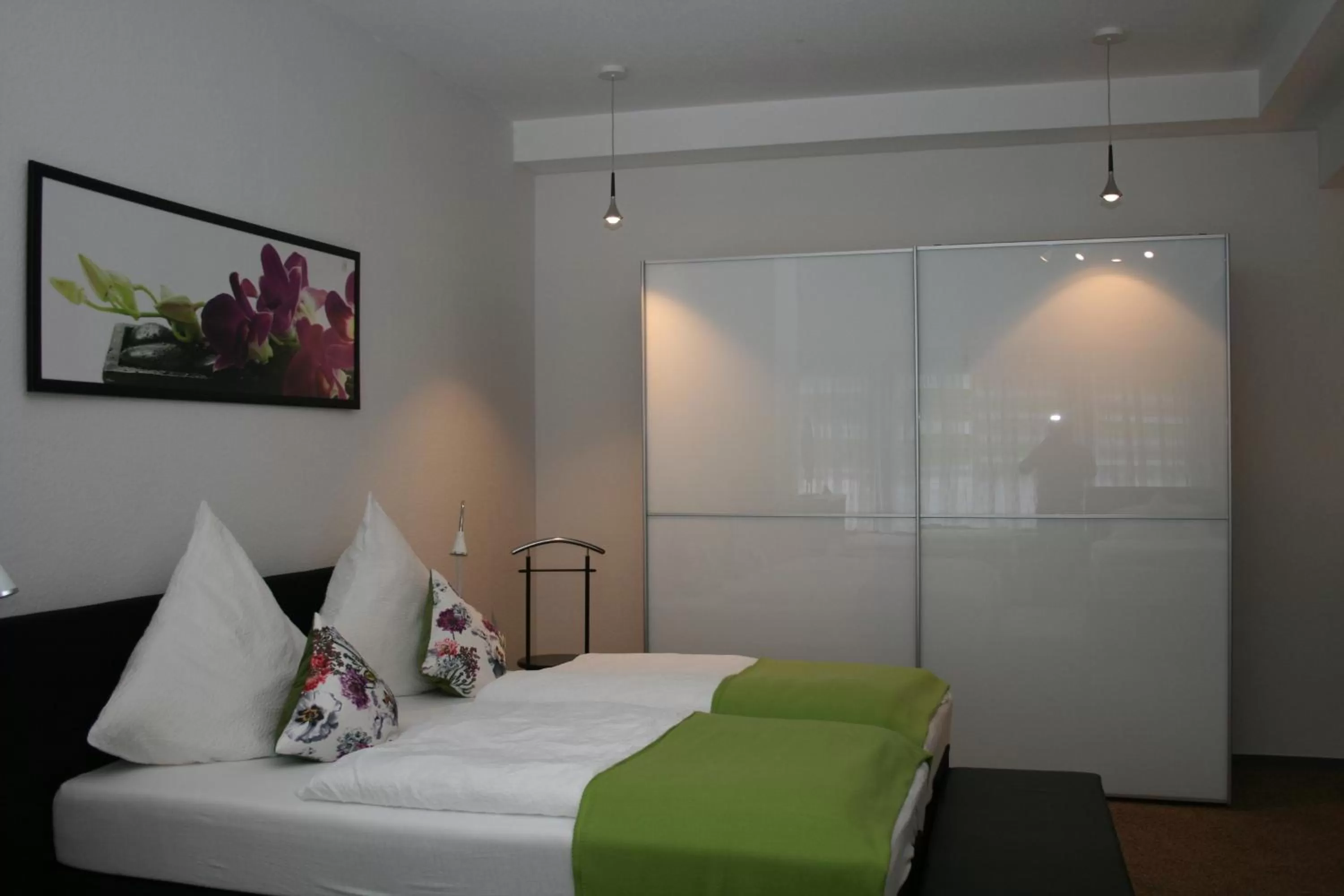 Bed in Gästehaus beim Prinz