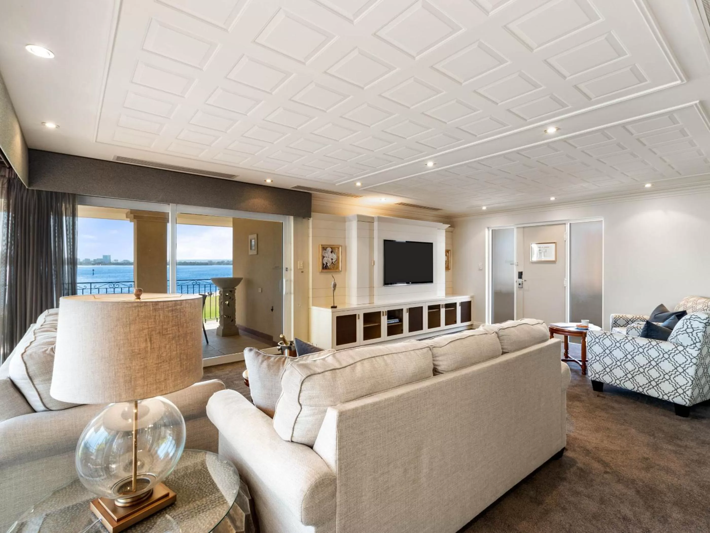 Living room in The Peninsula Riverside Serviced Apartments