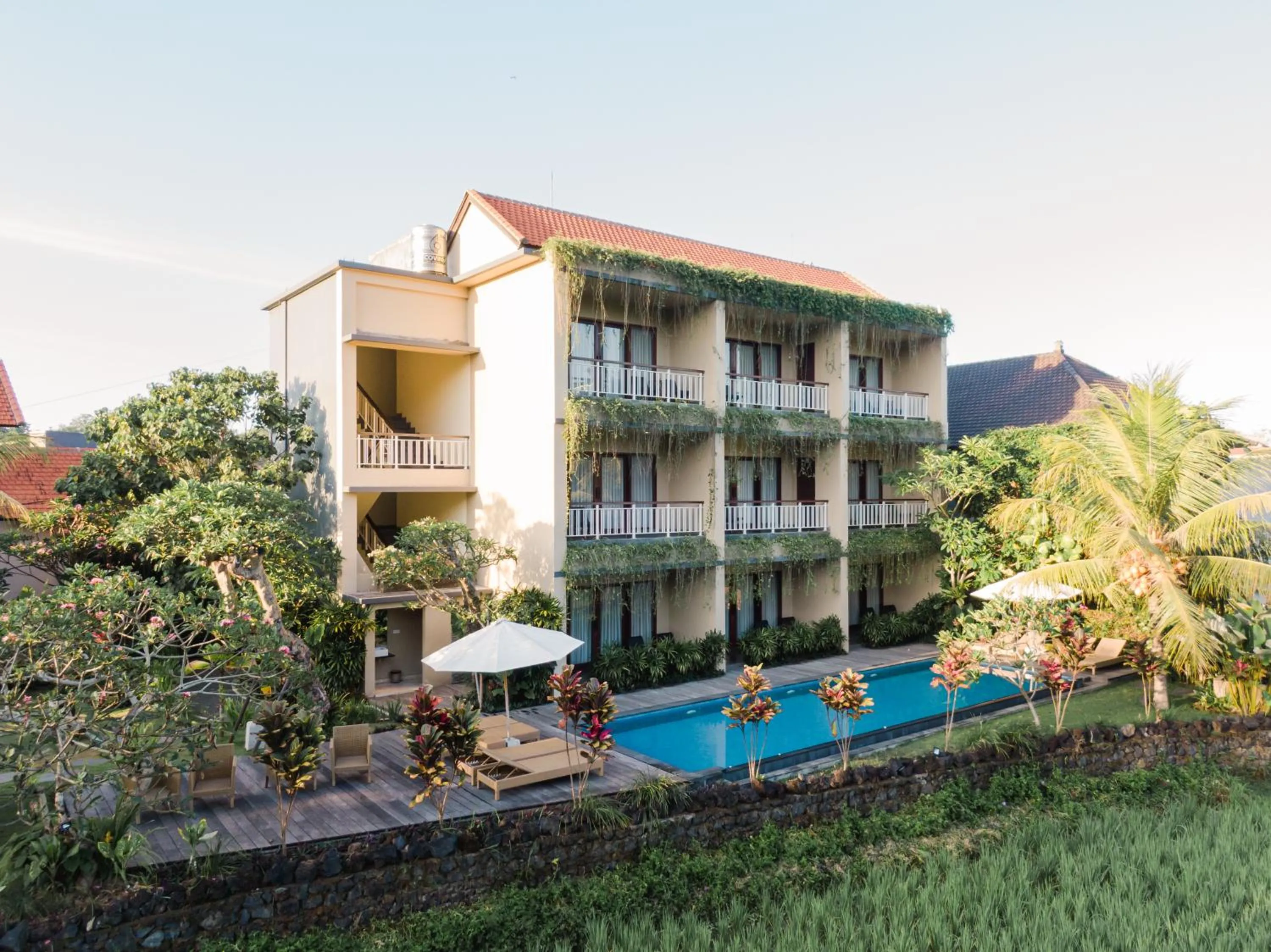 Bird's eye view in Byasa Ubud