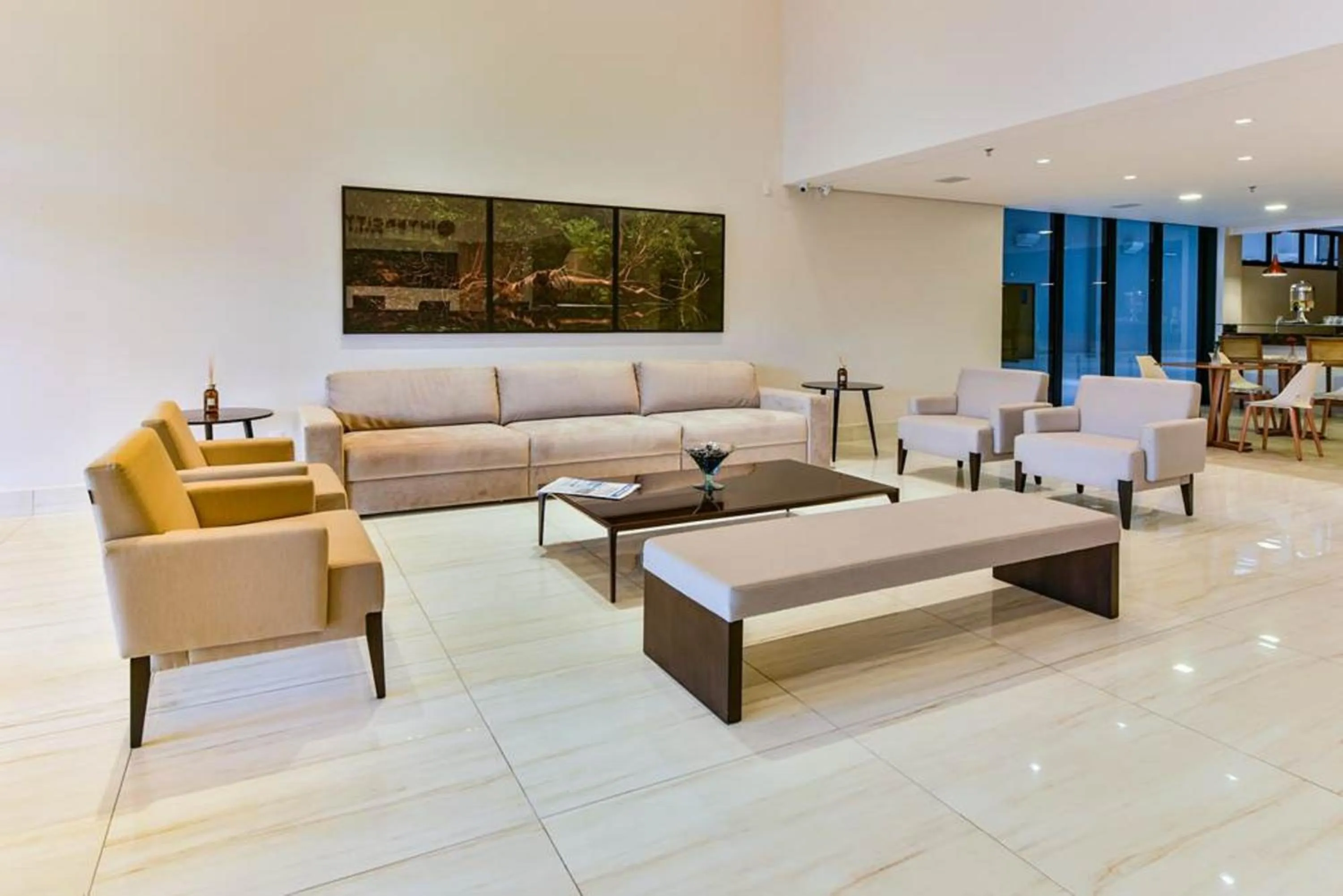 Lobby or reception in Intercity Anápolis