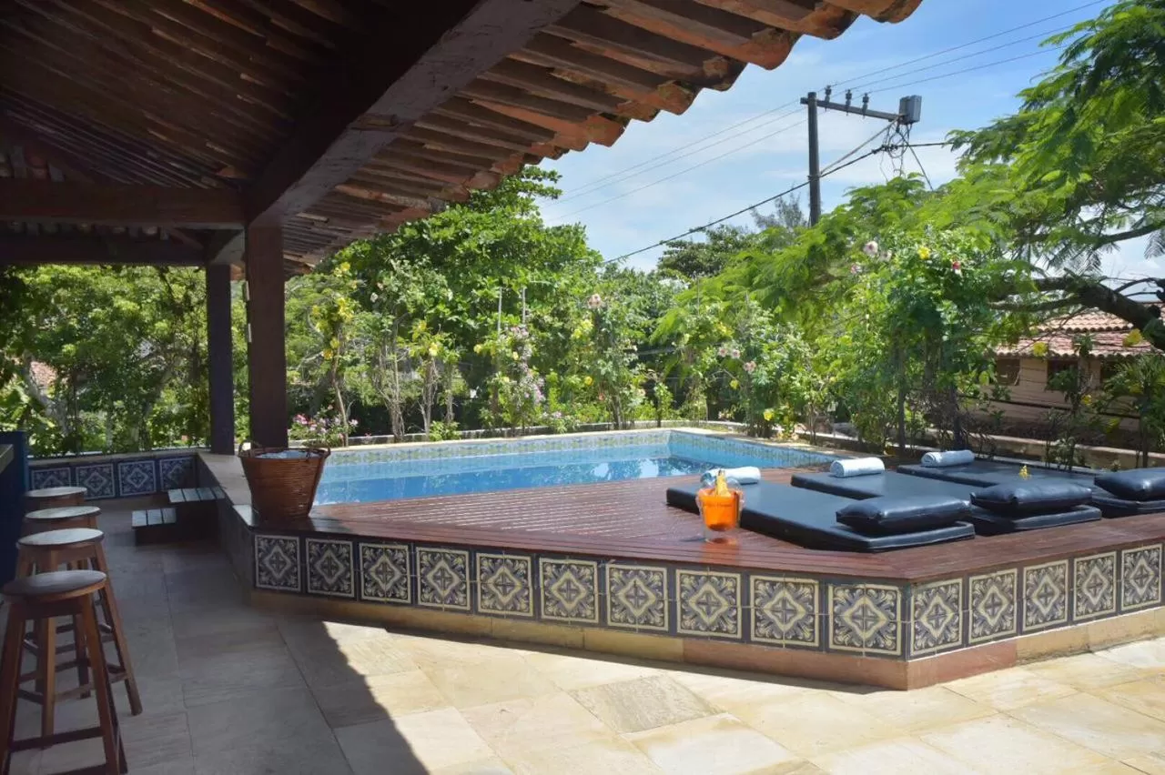 Swimming pool in Pousada Blanca Mar