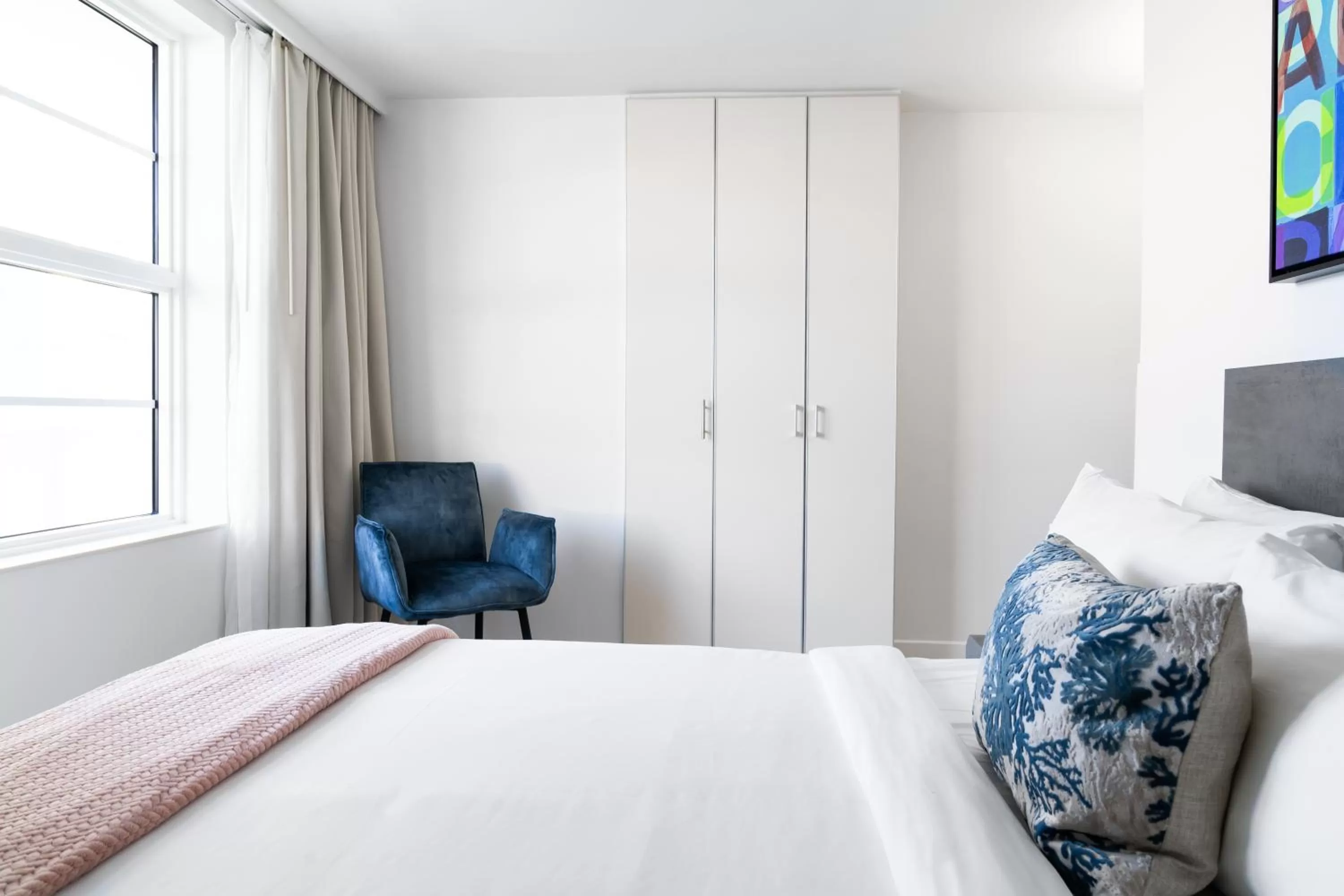 Bed in Clevelander Hotel