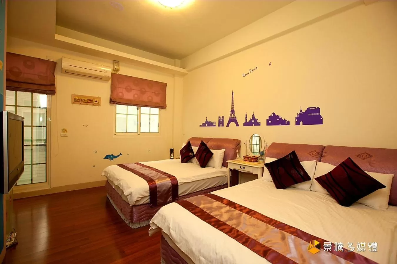 Photo of the whole room, Bed in Hai Yang Feng Qing Homestay