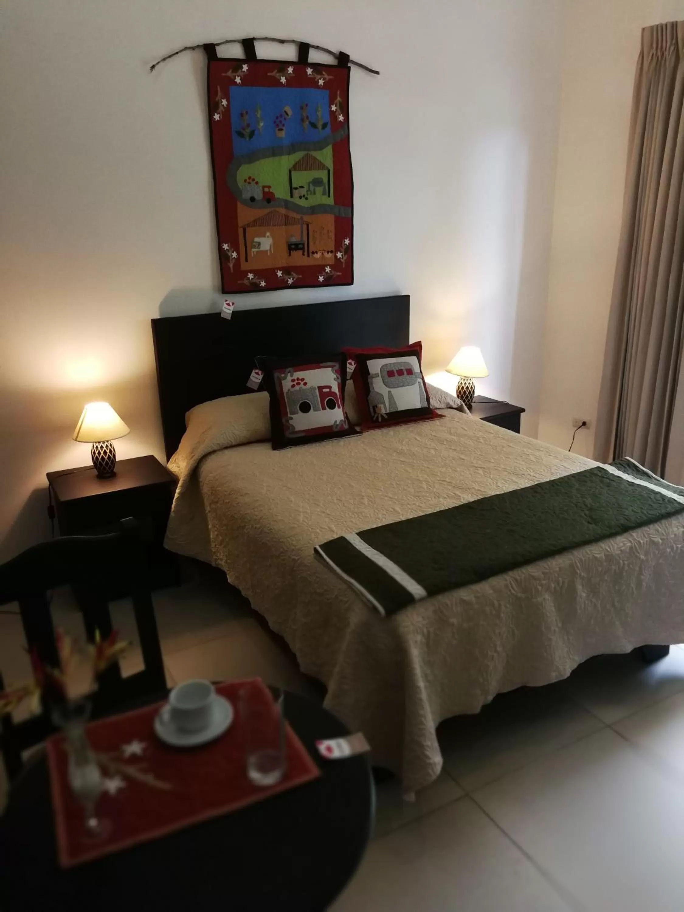 Bed in Cabañas Green House