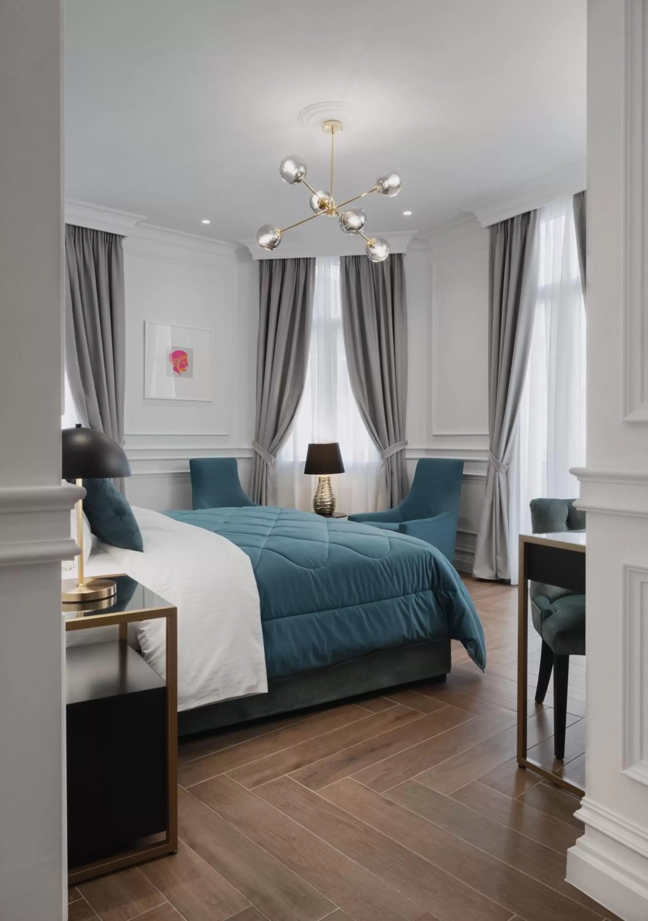 Photo of the whole room, Bed in Praxitelous Luxury Suites