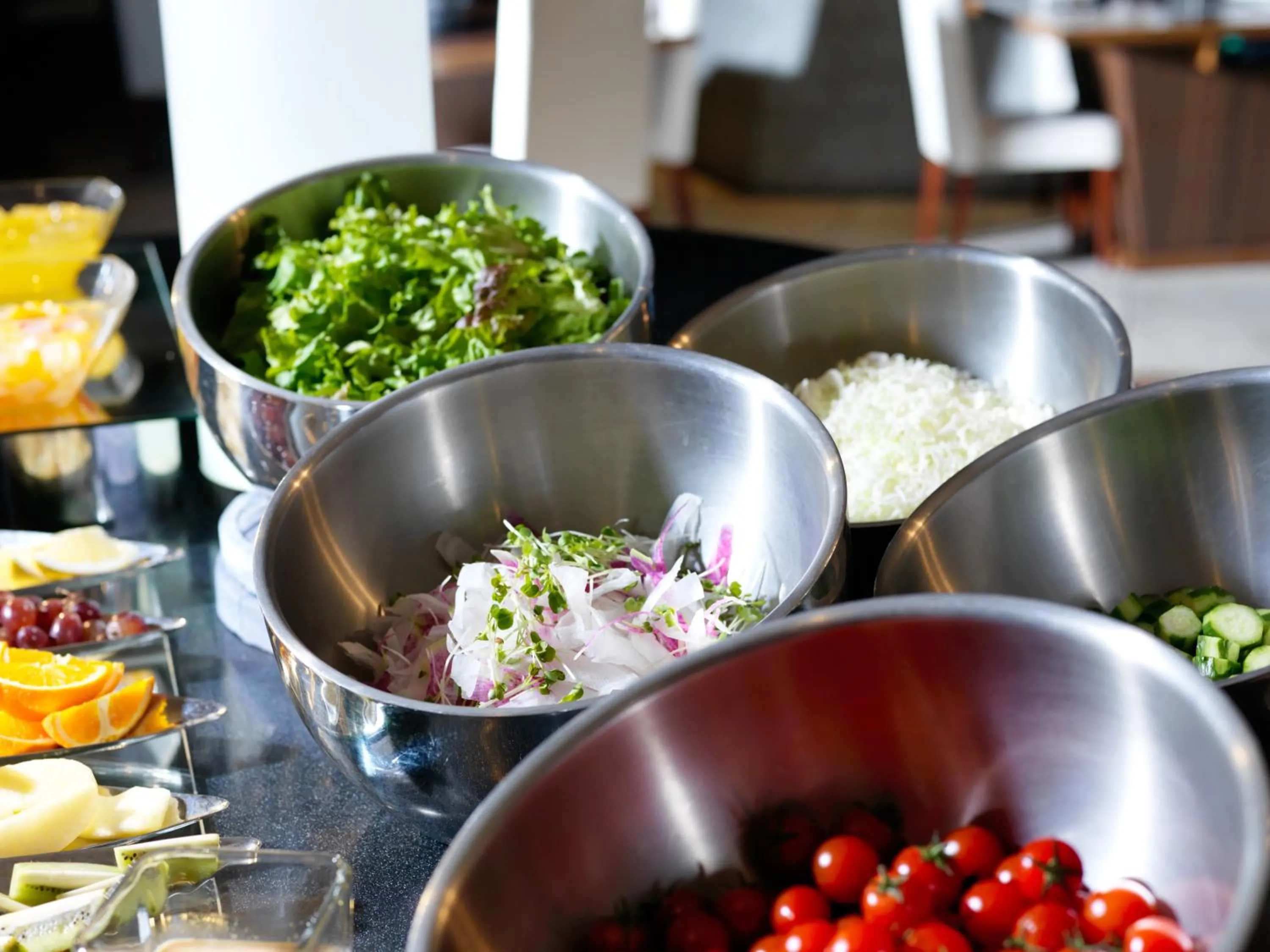 Buffet breakfast in Hokuten no Oka Abashiriko Tsuruga Resort