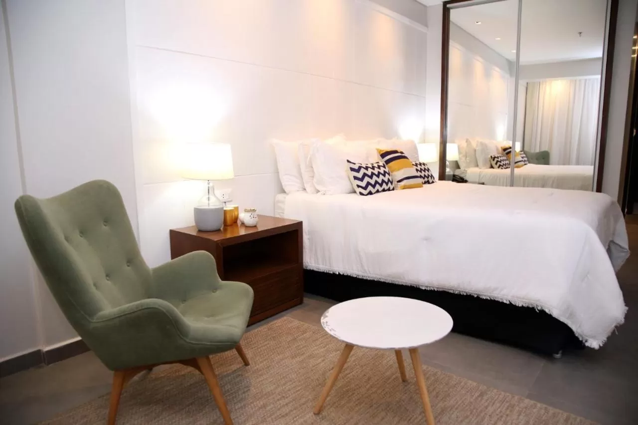 Bed in Hotel Le Pelican