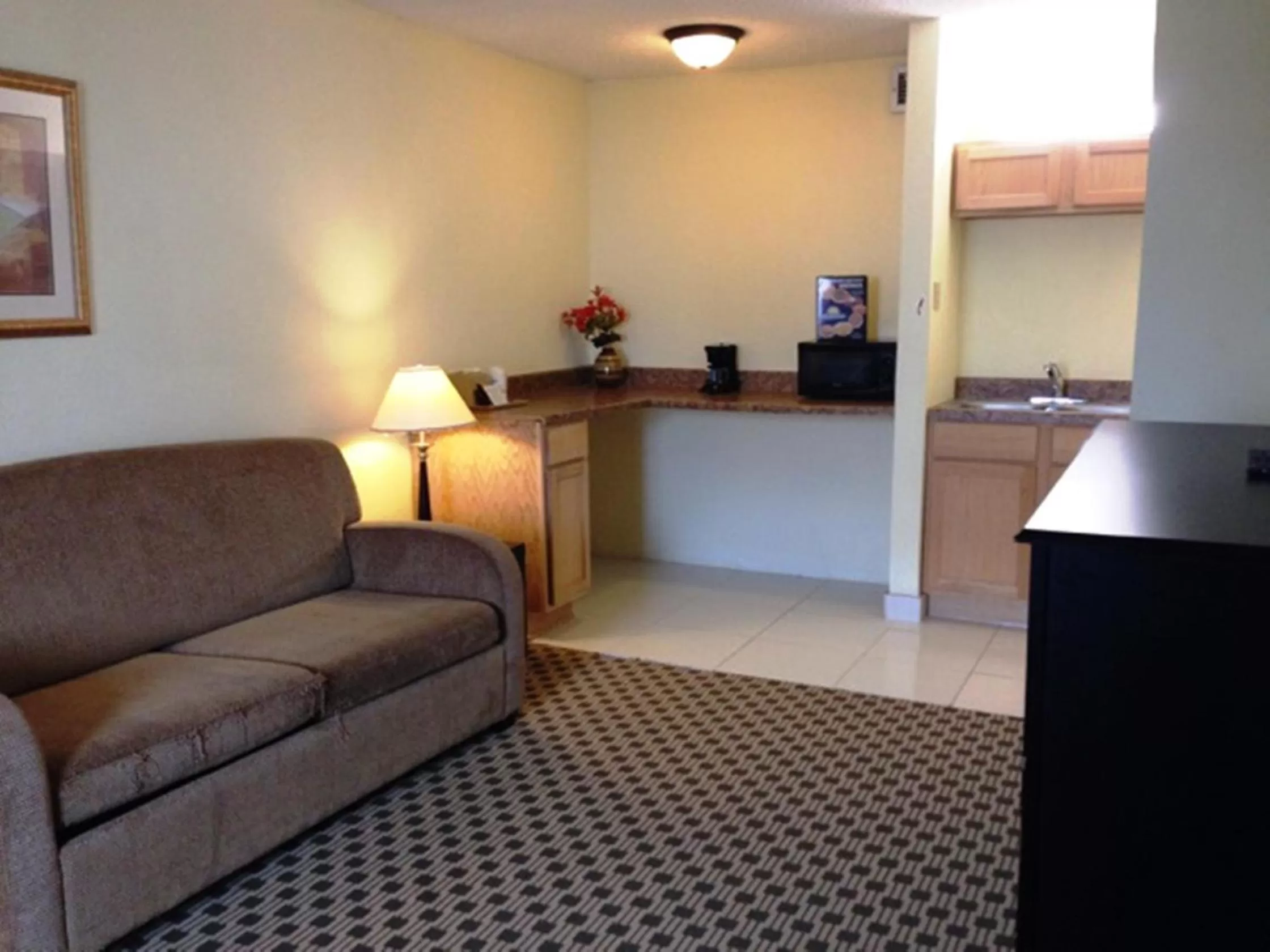 Living room in SureStay by Best Western Irving Grapevine DFW North