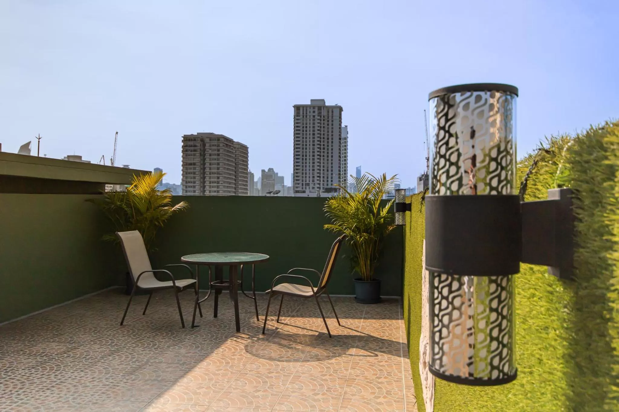 Balcony/Terrace in United Residence Ekamai Bangkok