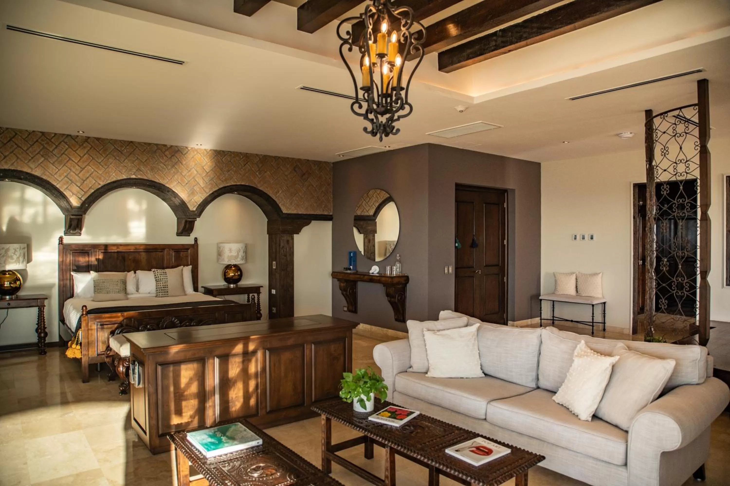 Living room in Orchid House Baja