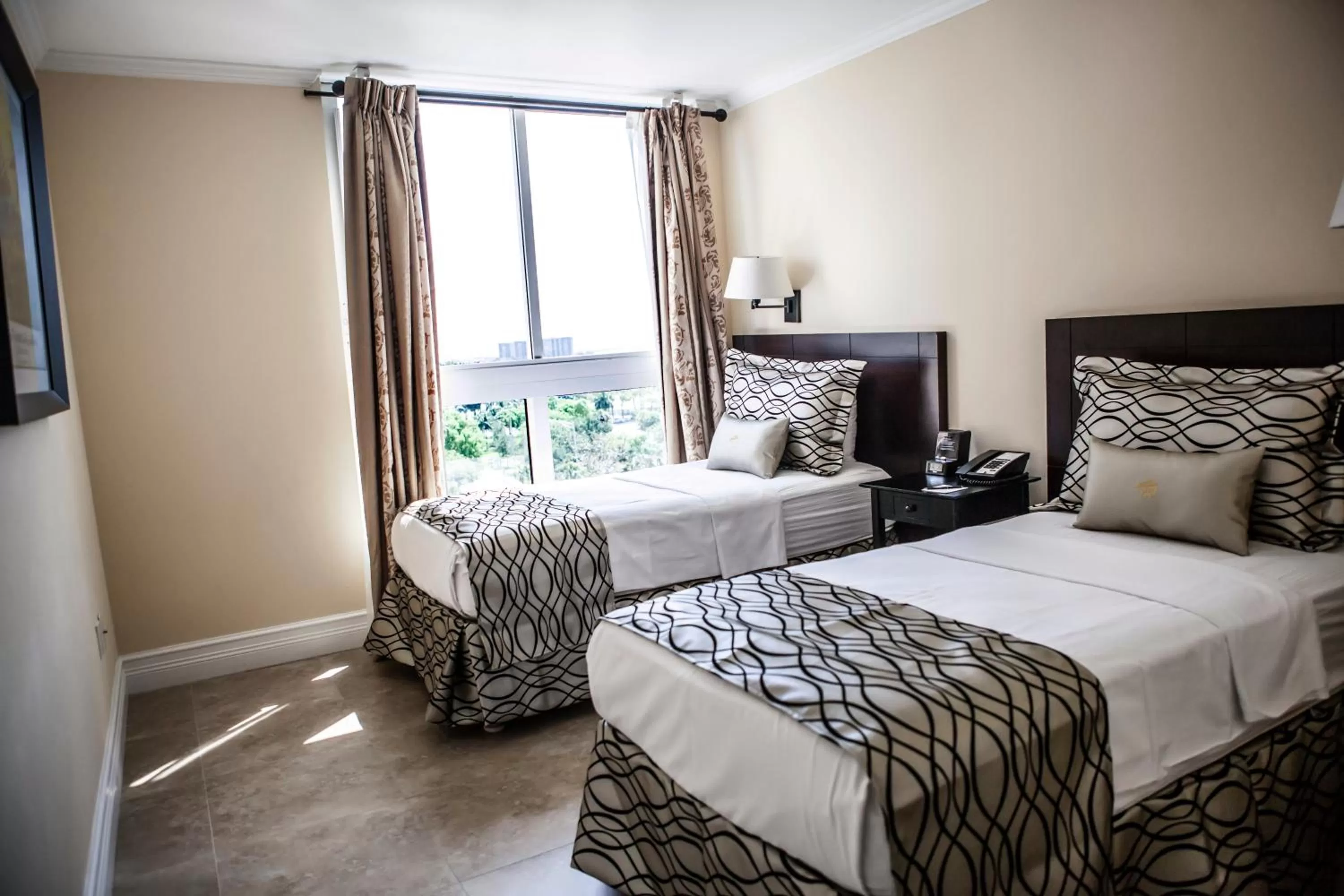 Bed in The Mutiny Luxury Suites Hotel